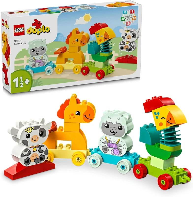 LEGO DUPLO İlk Hayvan Trenim 10412 +1 (19 Parça)