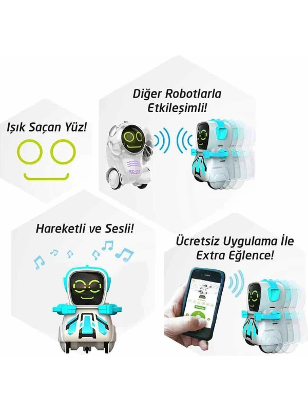 Silverlit Pokibot Robot 88043 - Turkuaz