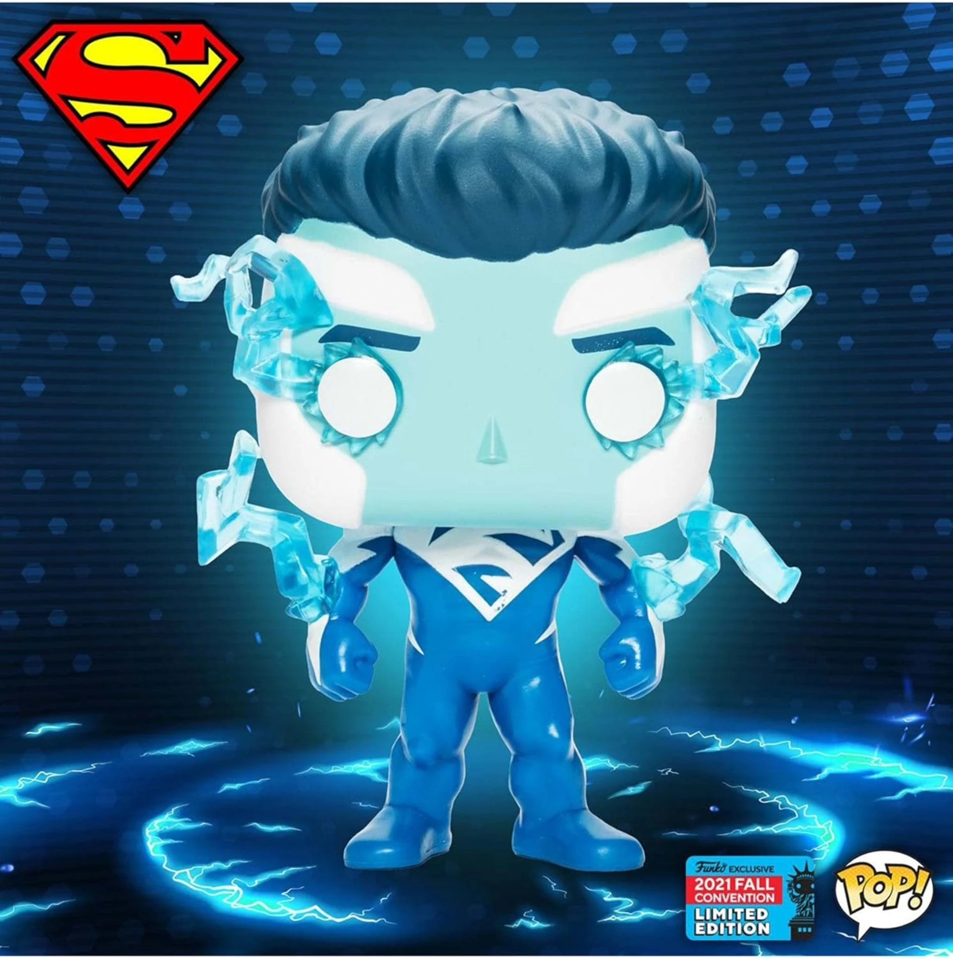 Funko POP Figür - Heroes: DC - 2021 Fall Convention Exclusive Superman Blue