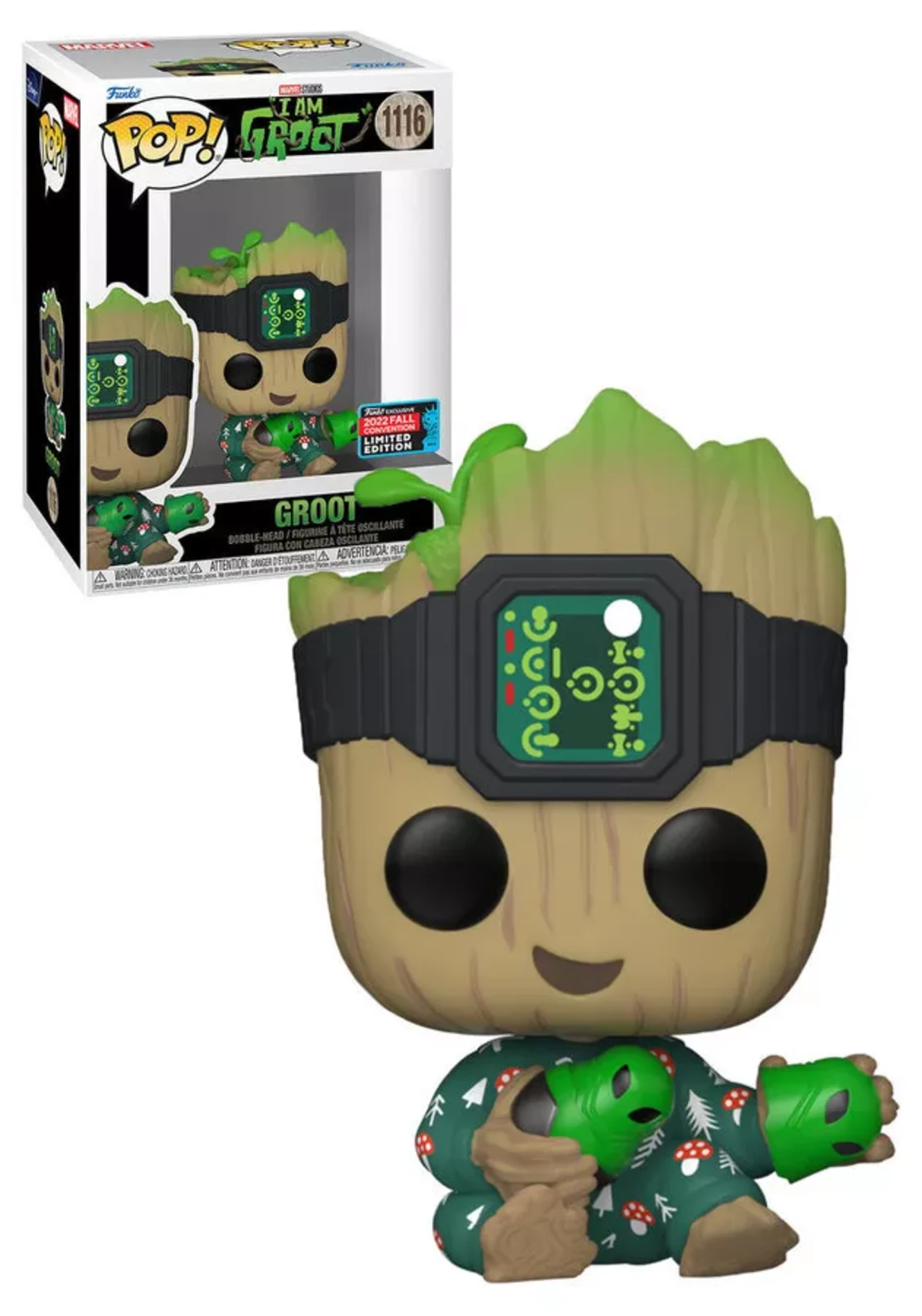 Funko POP Marvel Studios I Am Groot NYCC 2022 #1116 Vinyl Figure Limited Edition