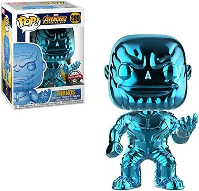 Avengers Funko POP Marvel: Infinity War - Thanos - Blue Chrome - Walmart Exclusive figürü