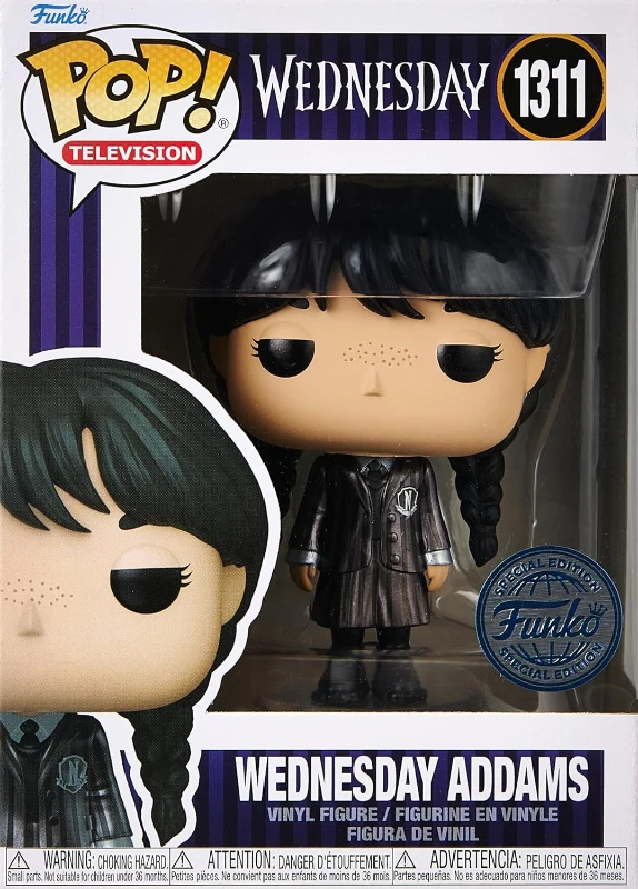 Funko Pop Çarşamba Addams 1311 Metalik Sıcak Konuya Özel