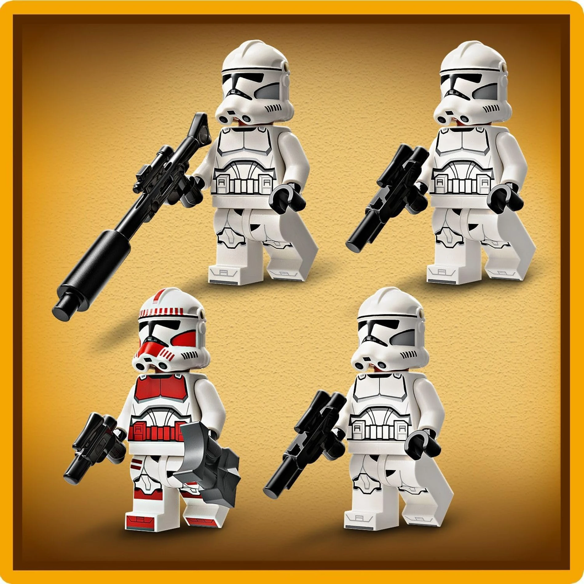  LEGO Star Wars Klon Trooper ve Savaş Droidi Savaş Paketi Seti 75372 +7 Yaş  (215 Parça)