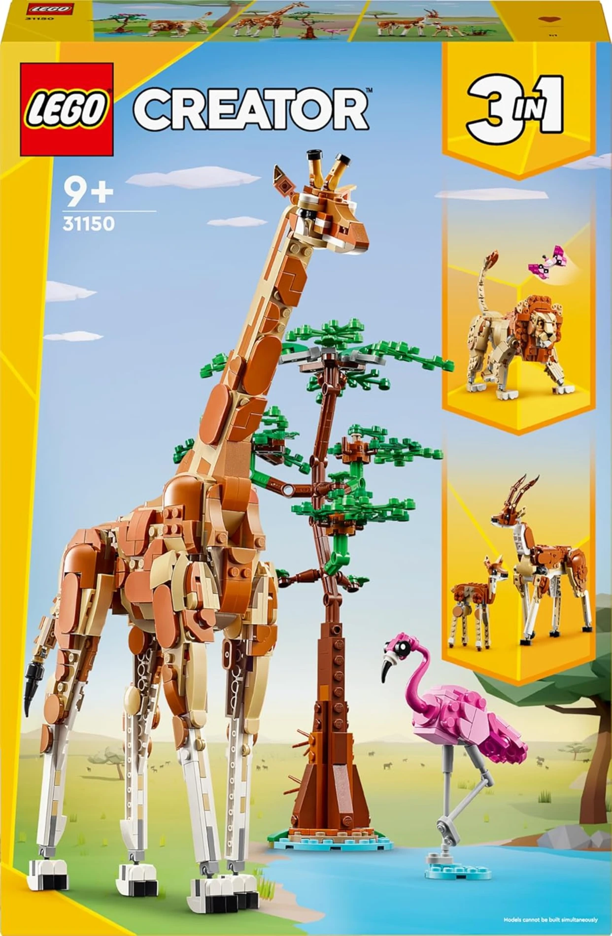  LEGO Creator Vahşi Safari Hayvanları 31150 +9 Yaş (780 Parça)