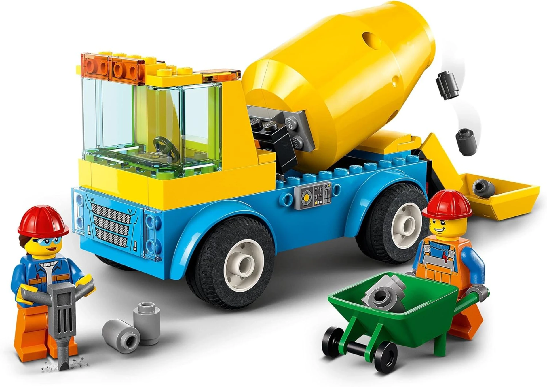  LEGO City Beton Mikseri 60325 +4 Yaş  (85 Parça)