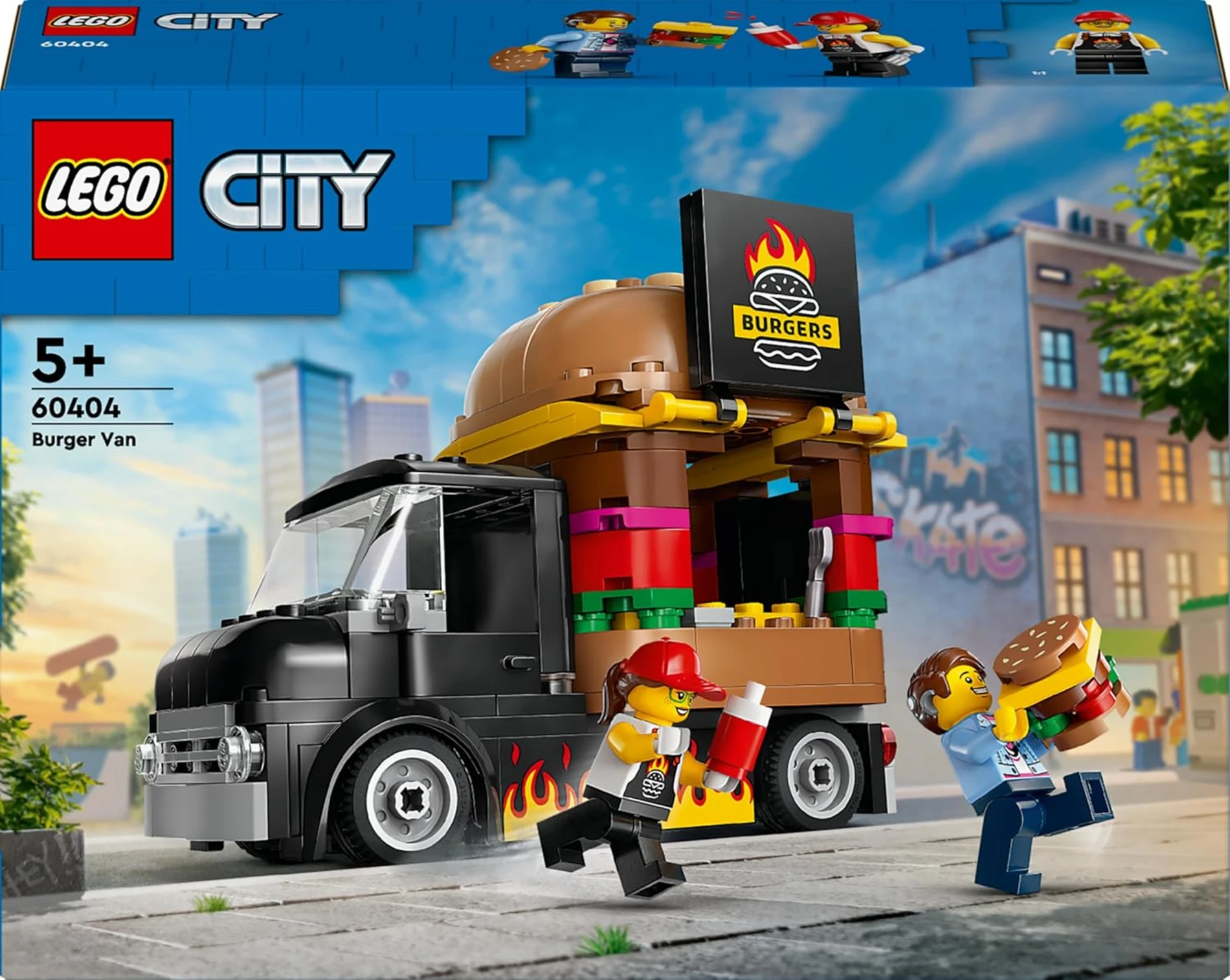 LEGO City Hamburger Kamyonu 60404 +5 Yaş (194 Parça)