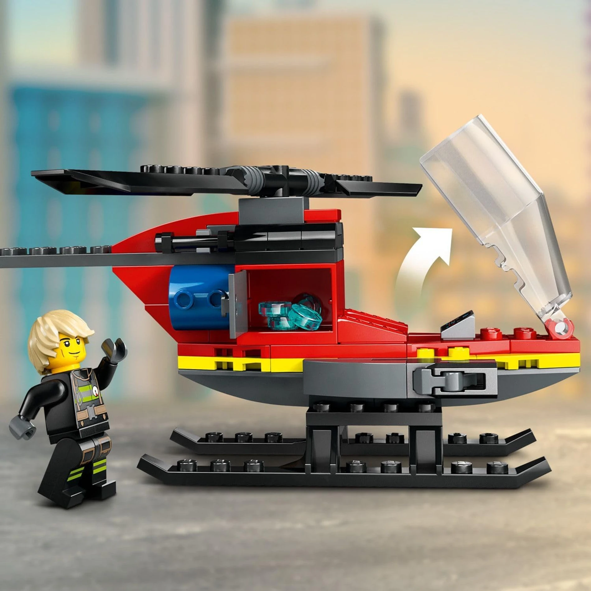 LEGO City İtfaiye Kurtarma Helikopteri 60411 +5 Yaş (85 Parça)