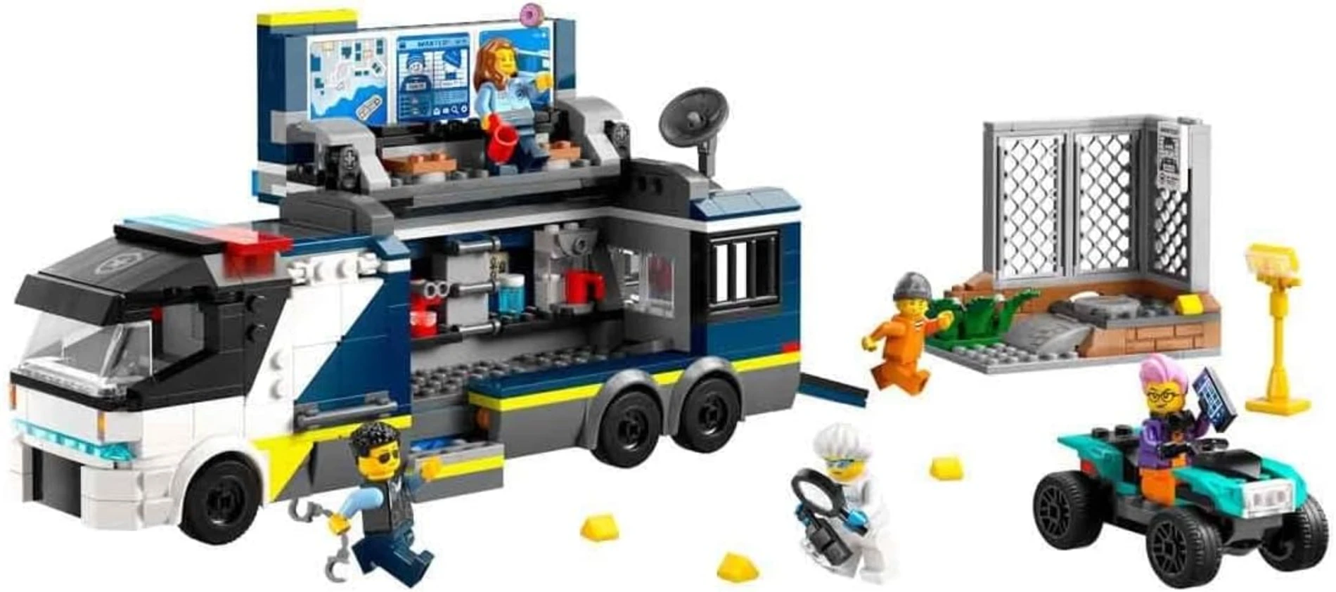  LEGO City Polis Mobil Suç Laboratuvarı Kamyonu 60418 +7 Yaş  (674 Parça)