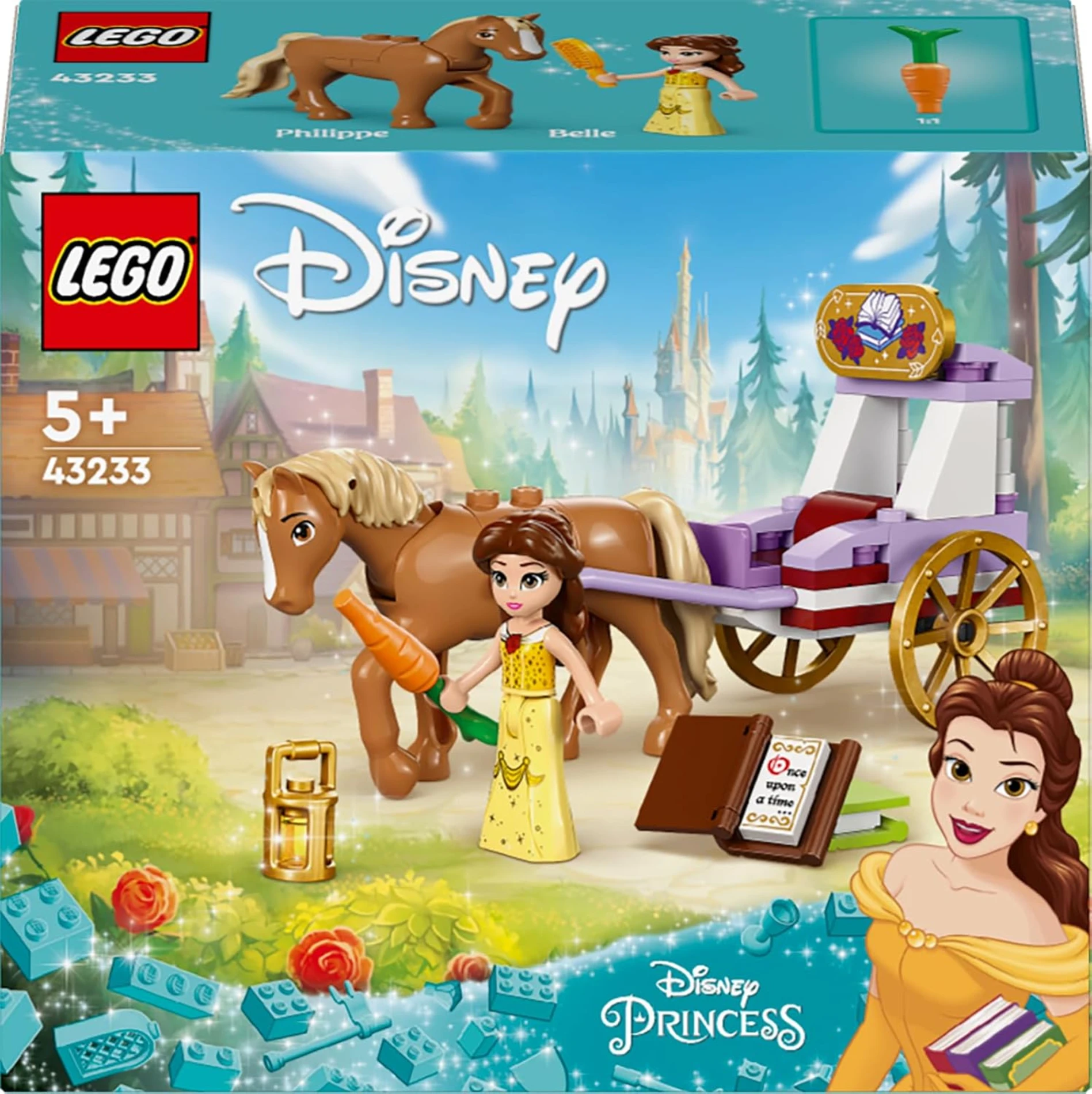  LEGO ǀ Disney Princess Belle’in Hikaye Zamanı At Arabası 43233 +5 Yaş