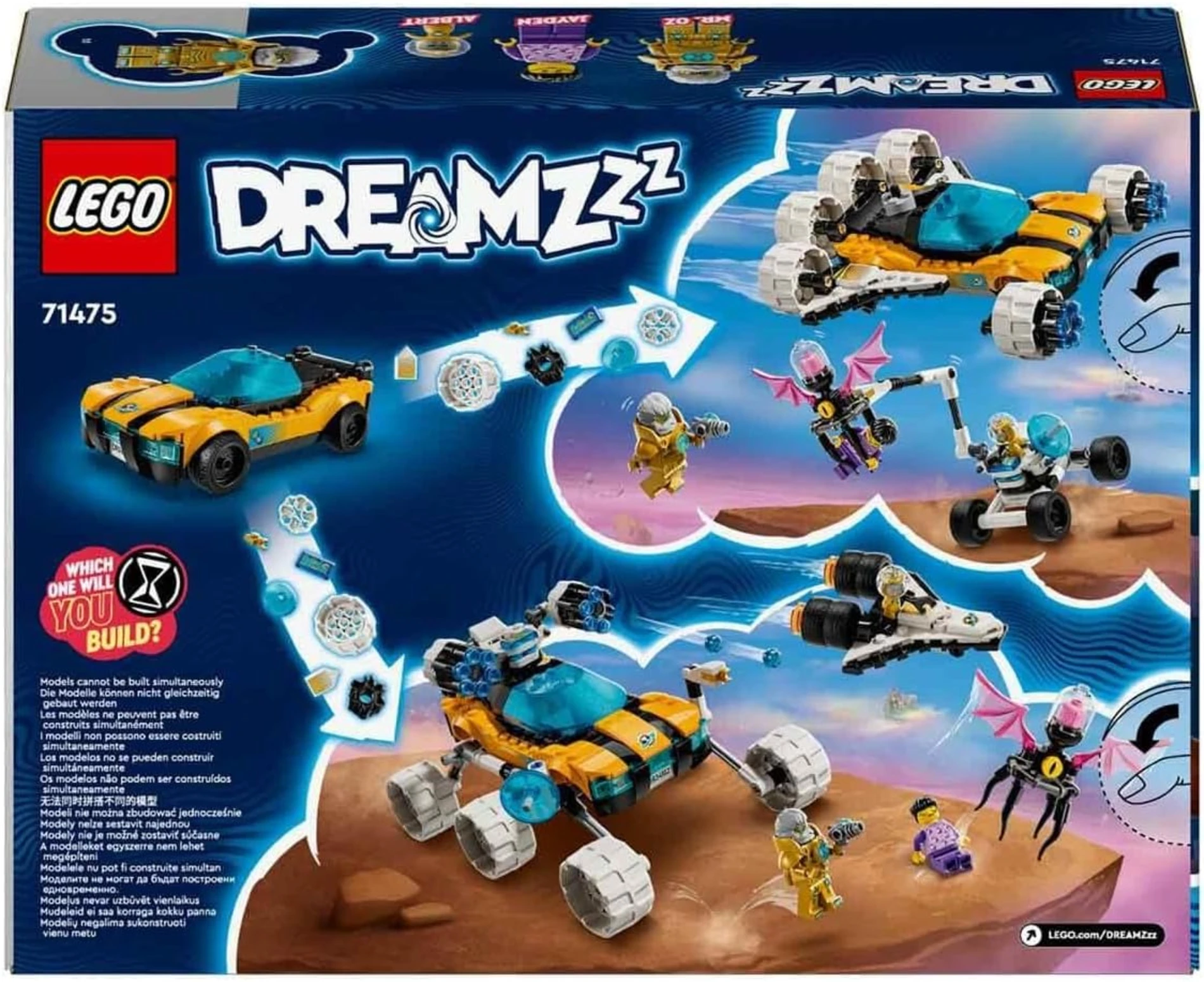  LEGO DREAMZzz Bay Oz’un Uzay Arabası 71475 +8 Yaş  (350 Parça)