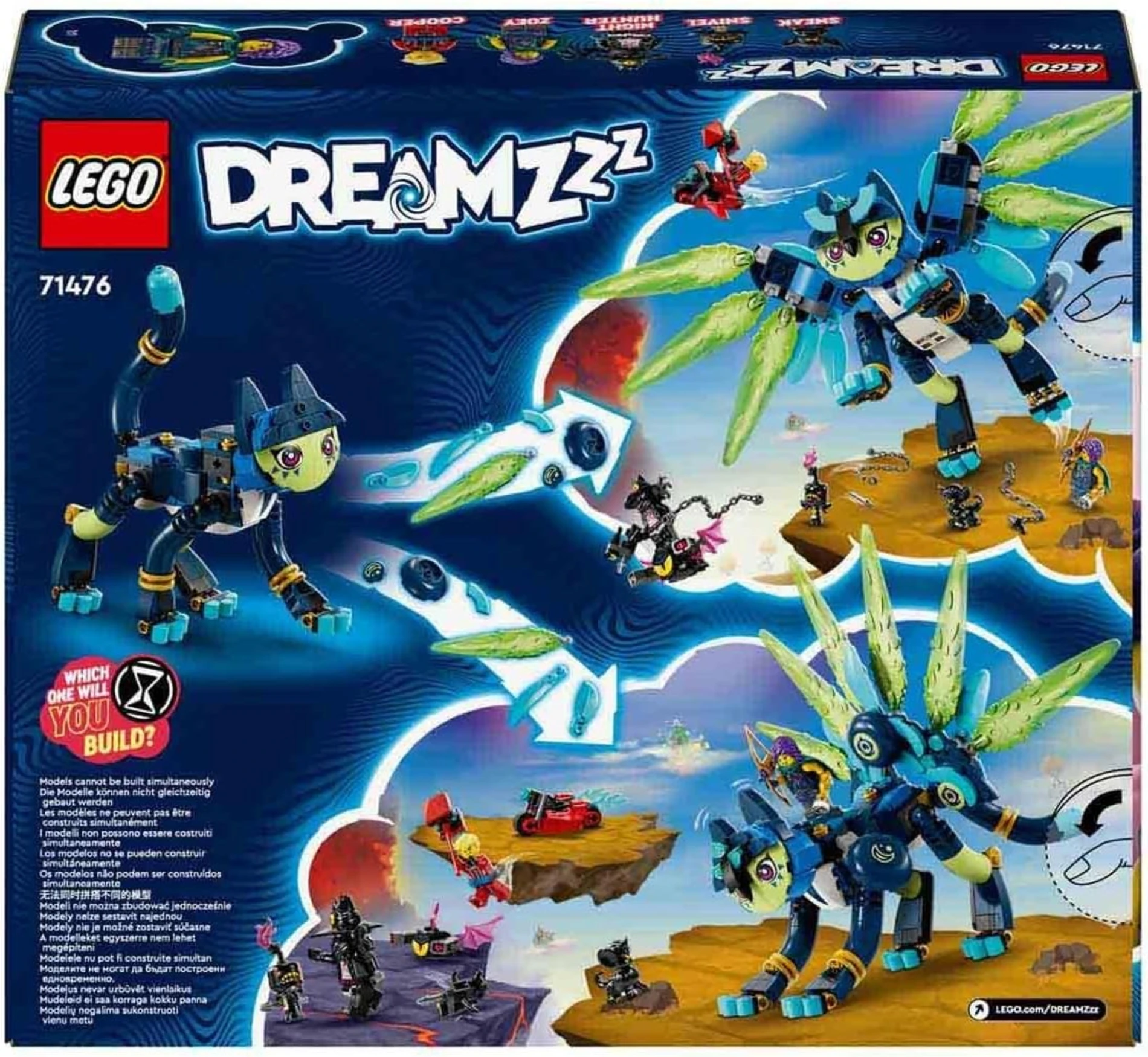 LEGO DREAMZzz Zoey ve Kedi-Baykuş Zian 71476 +9 Yaş  (437 Parça)