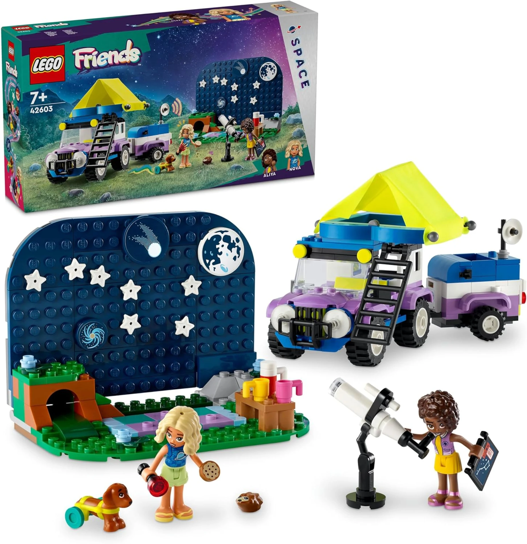 LEGO Friends Yıldız Gözlemleme Kamp Aracı 42603 +7 Yaş (364 Parça)