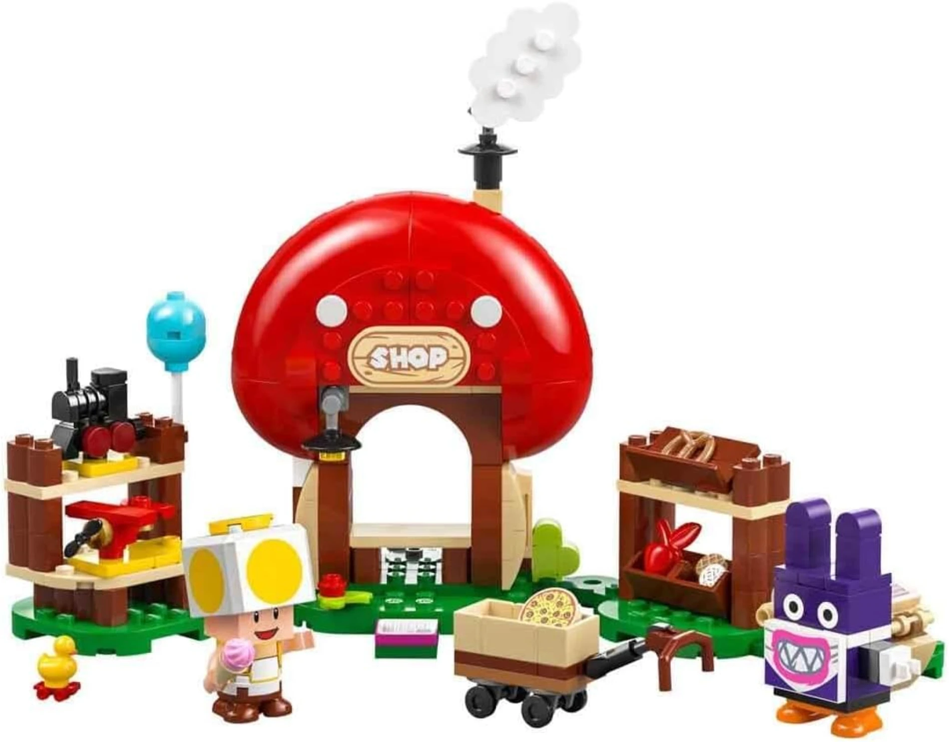  LEGO Super Mario Nabbit Toad’un Dükkanında Ek Macera Seti 71429 +8 Yaş  (230 Parça)