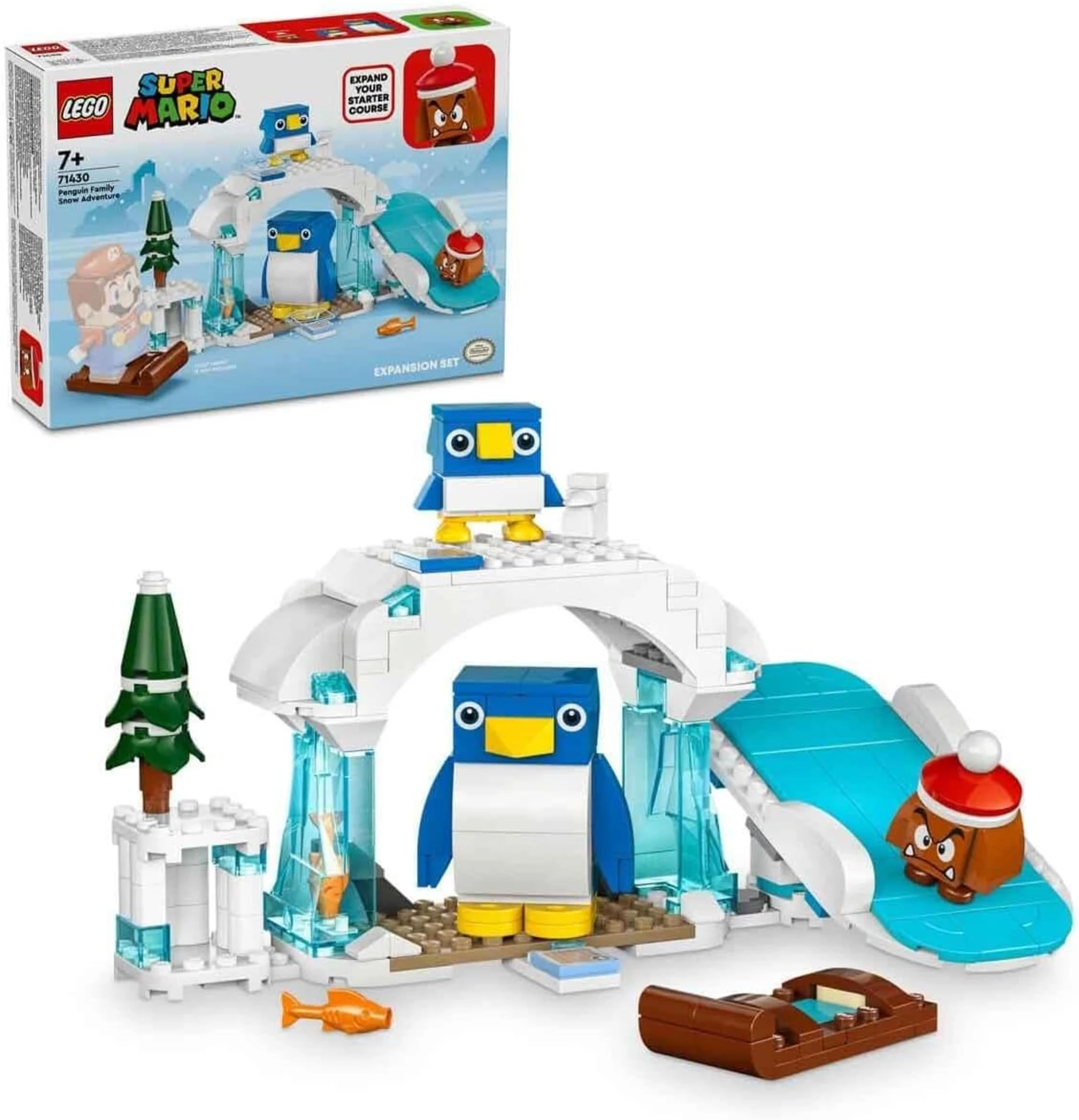 LEGO Super Mario Penguin Ailesi Kar Macerası Ek Macera Seti 71430 +7 Yaş  (228 Parça)