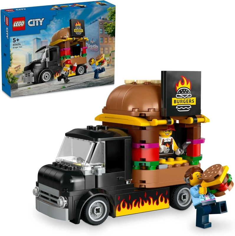 LEGO City Hamburger Kamyonu 60404 +5 Yaş (194 Parça)