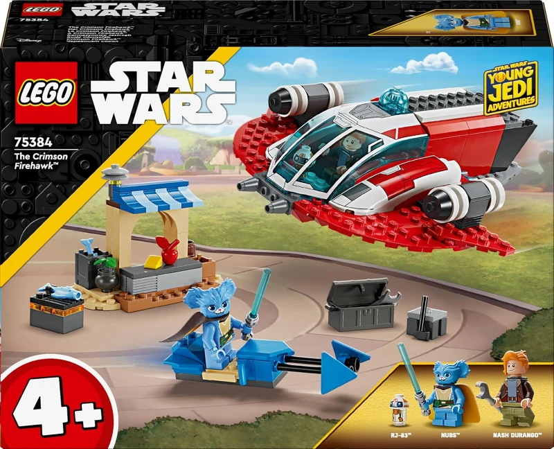 LEGO Star Wars: Young Jedi Adventures Crimson Firehawk 75384, +4 Yaş  136 Parça