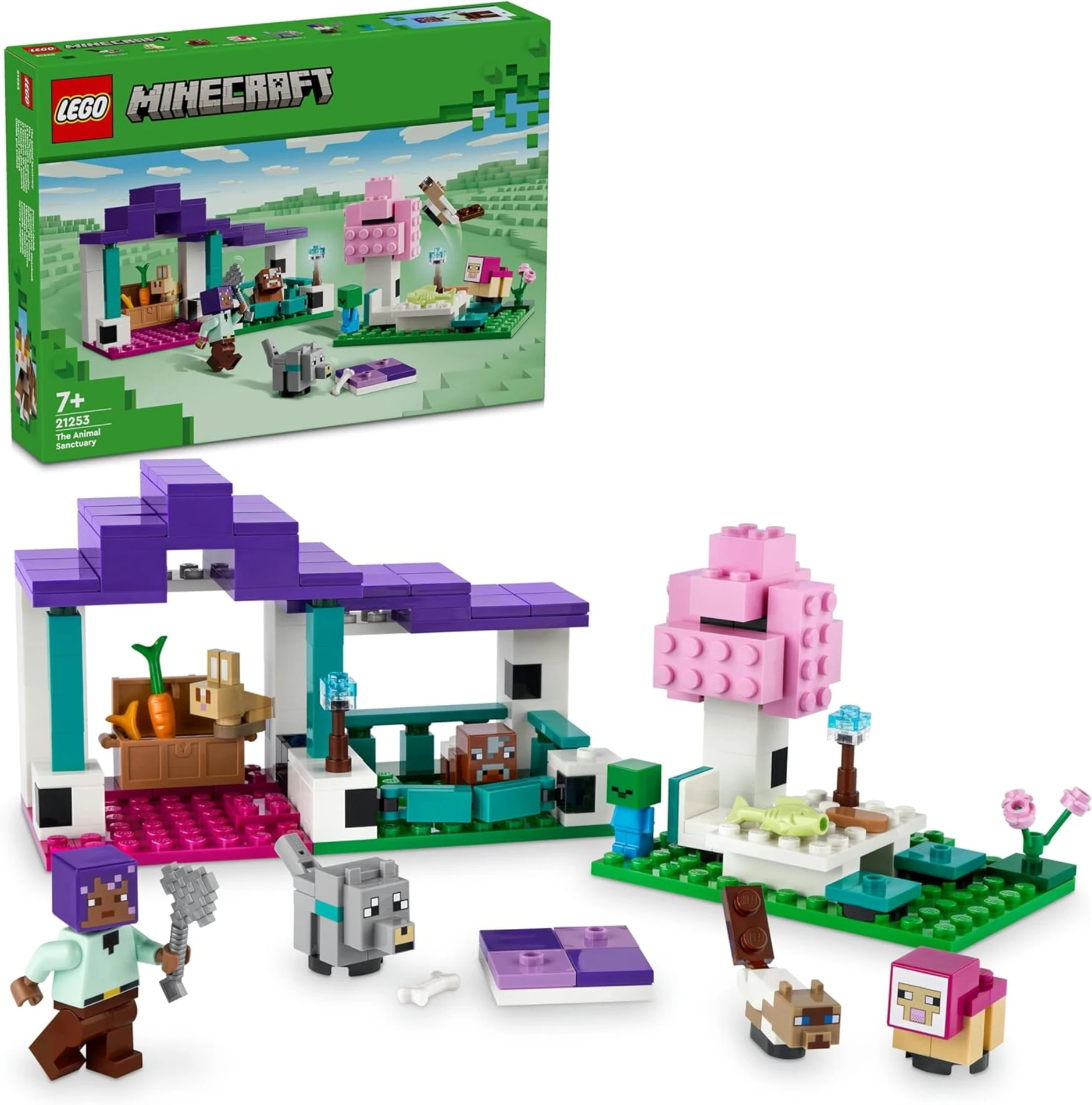 LEGO Minecraft Hayvan Barınağı 21253 +7 Yaş  (206 Parça)