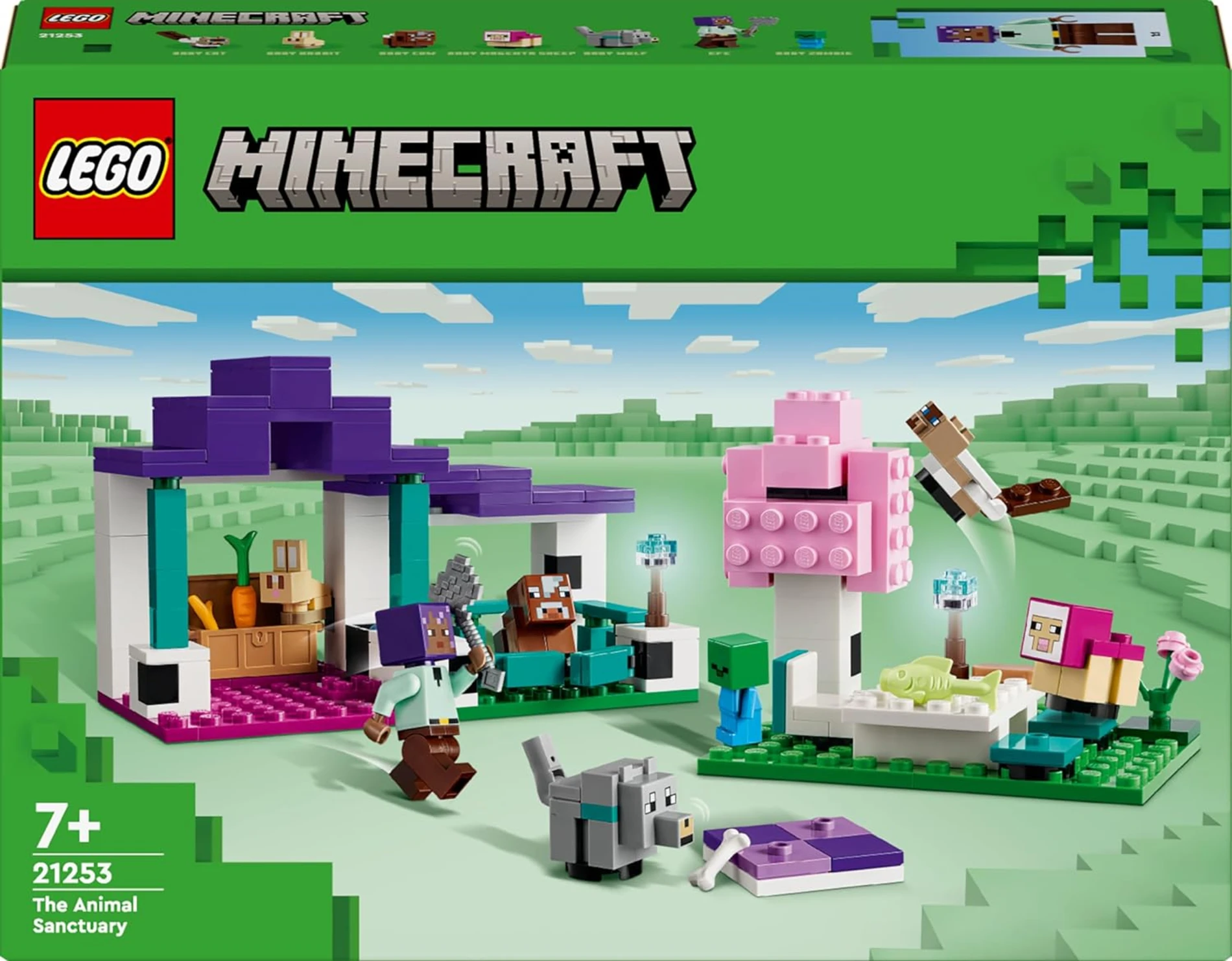 LEGO Minecraft Hayvan Barınağı 21253 +7 Yaş  (206 Parça)