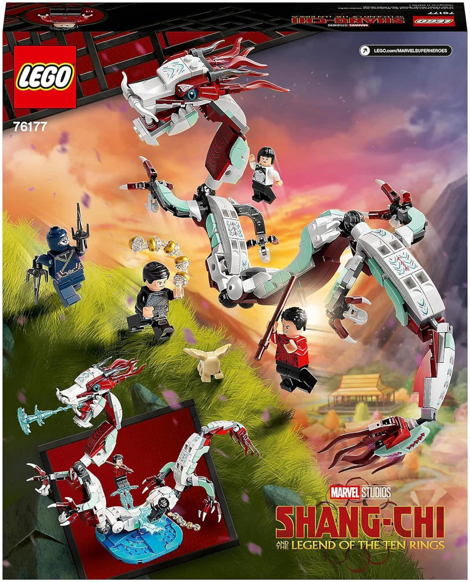  LEGO Marvel Shang-Chi Antik Köyde Savaş 76177 Oyun Seti  +8 Yaş (400 Parça)