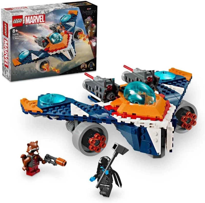 LEGO Marvel Rocket’in Warbird Aracı Ronan’a Karşı 76278 + 8 Yaş (290 Parça)