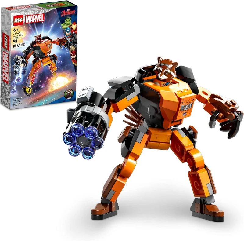  LEGO Marvel Rocket Robot Zırhı 76243 +6 Yaş (98 Parça)