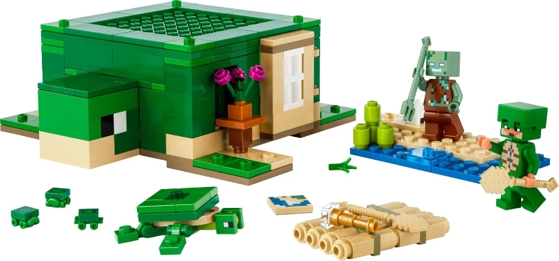 LEGO Minecraft Kaplumbağa Plaj Evi 21254 +7 Yaş  (234 Parça)