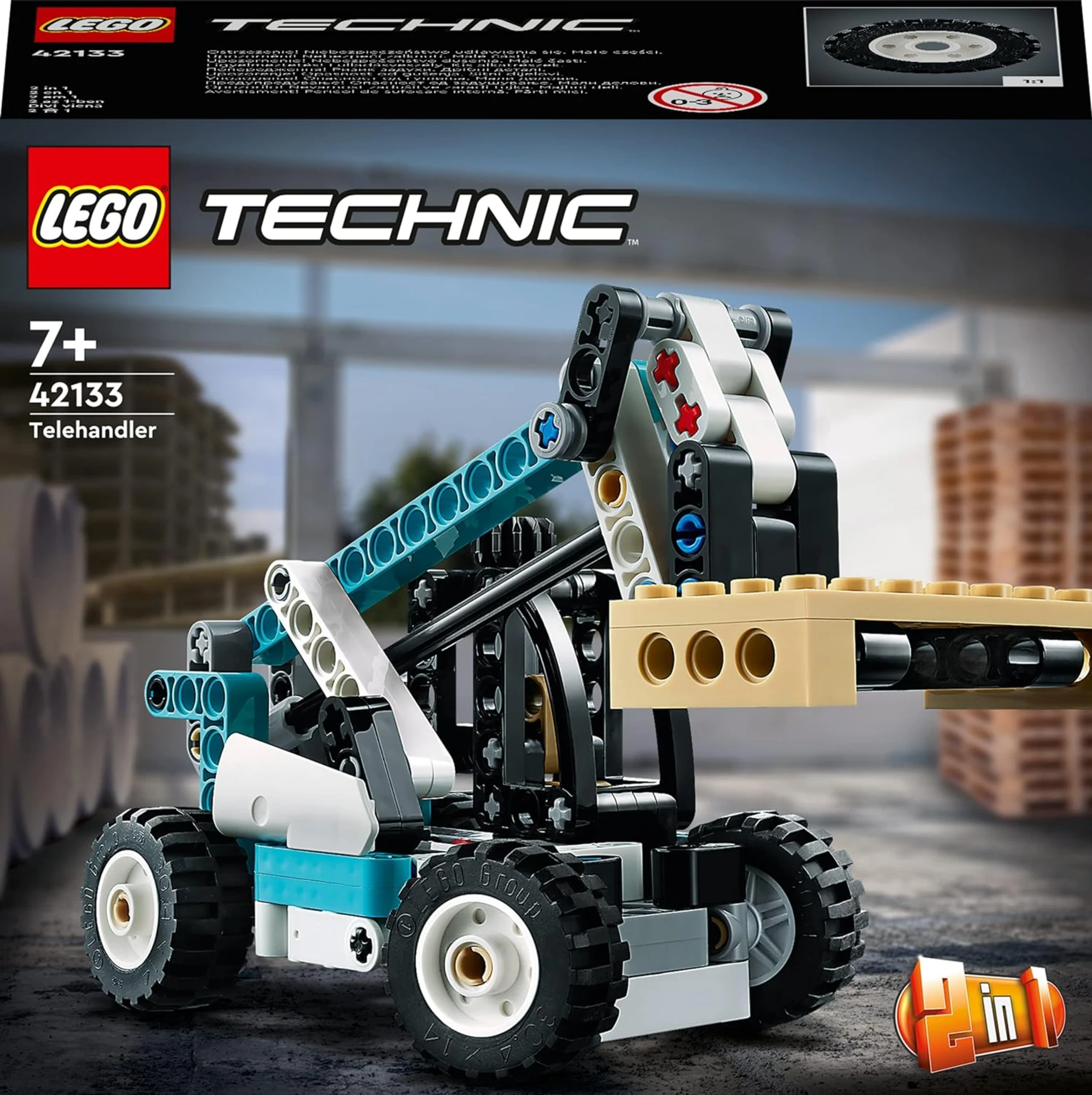  LEGO Technic Teleskopik Yükleyici 42133 +7 Yaş  (143 Parça)