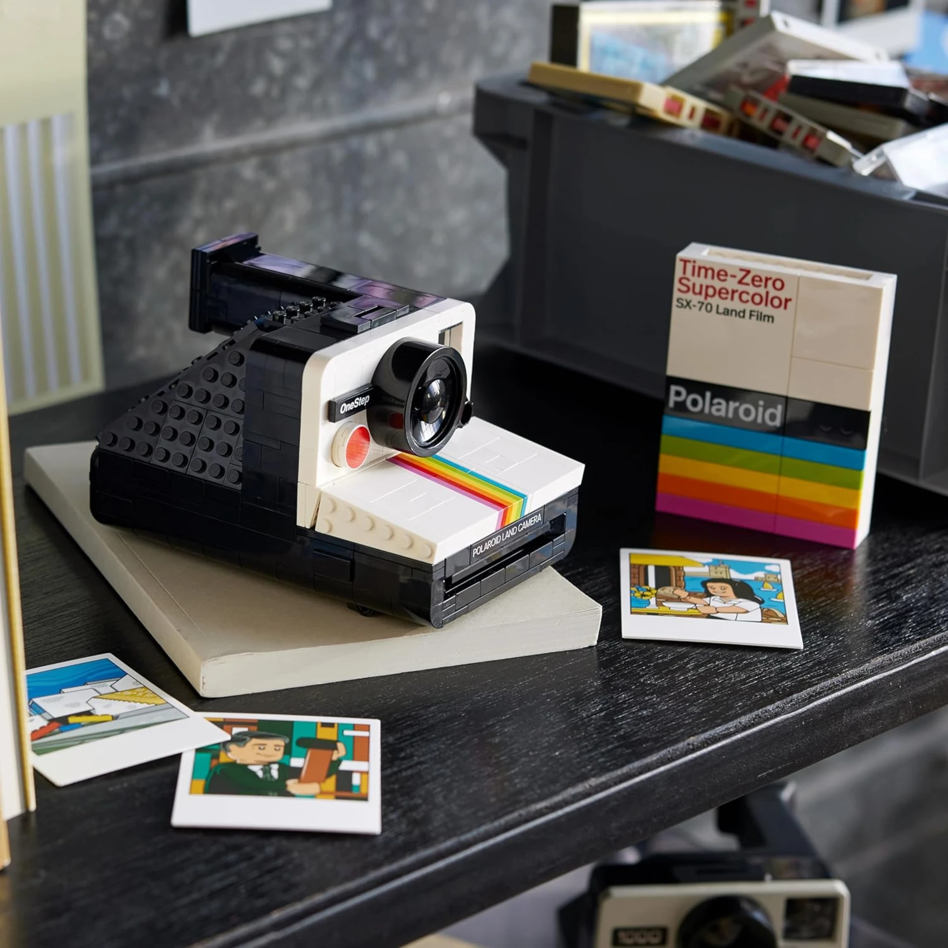  LEGO Ideas Polaroid OneStep SX-70 Kamera 21345 – Fotoğraf Meraklısı Yetişkinler için Koleksiyonluk  (516 Parça)