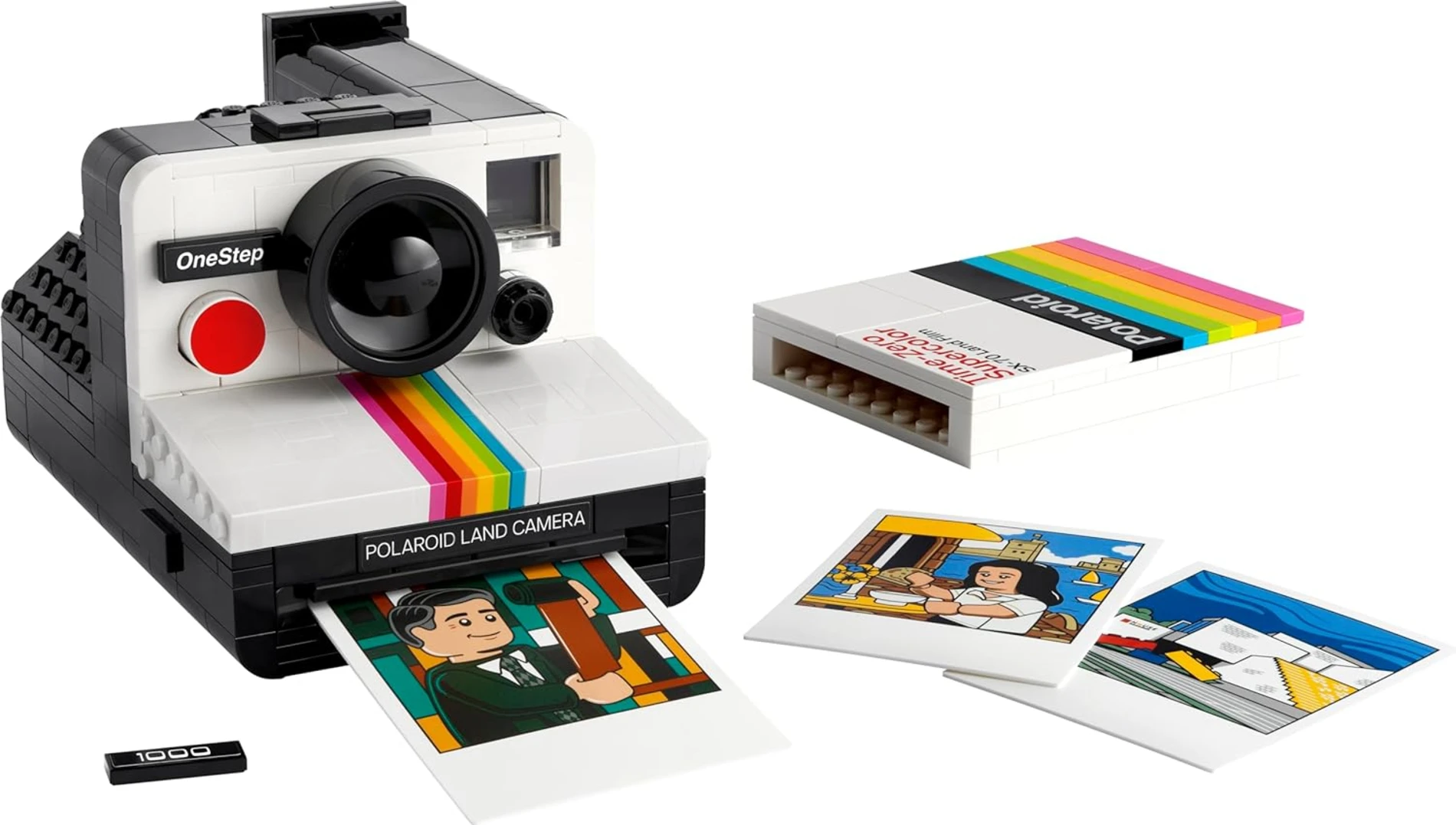  LEGO Ideas Polaroid OneStep SX-70 Kamera 21345 – Fotoğraf Meraklısı Yetişkinler için Koleksiyonluk  (516 Parça)