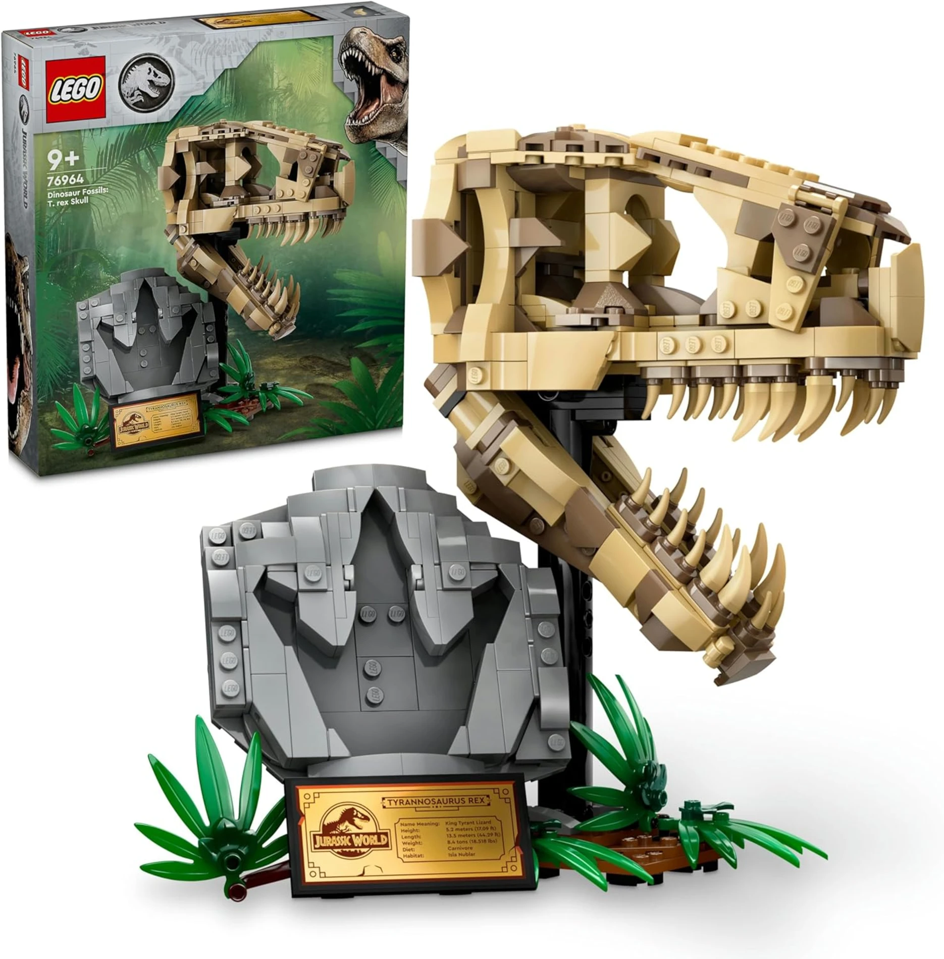  LEGO Jurassic World Dinozor Fosilleri: T. rex Kafatası 76964 +9 Yaş (577 Parça)