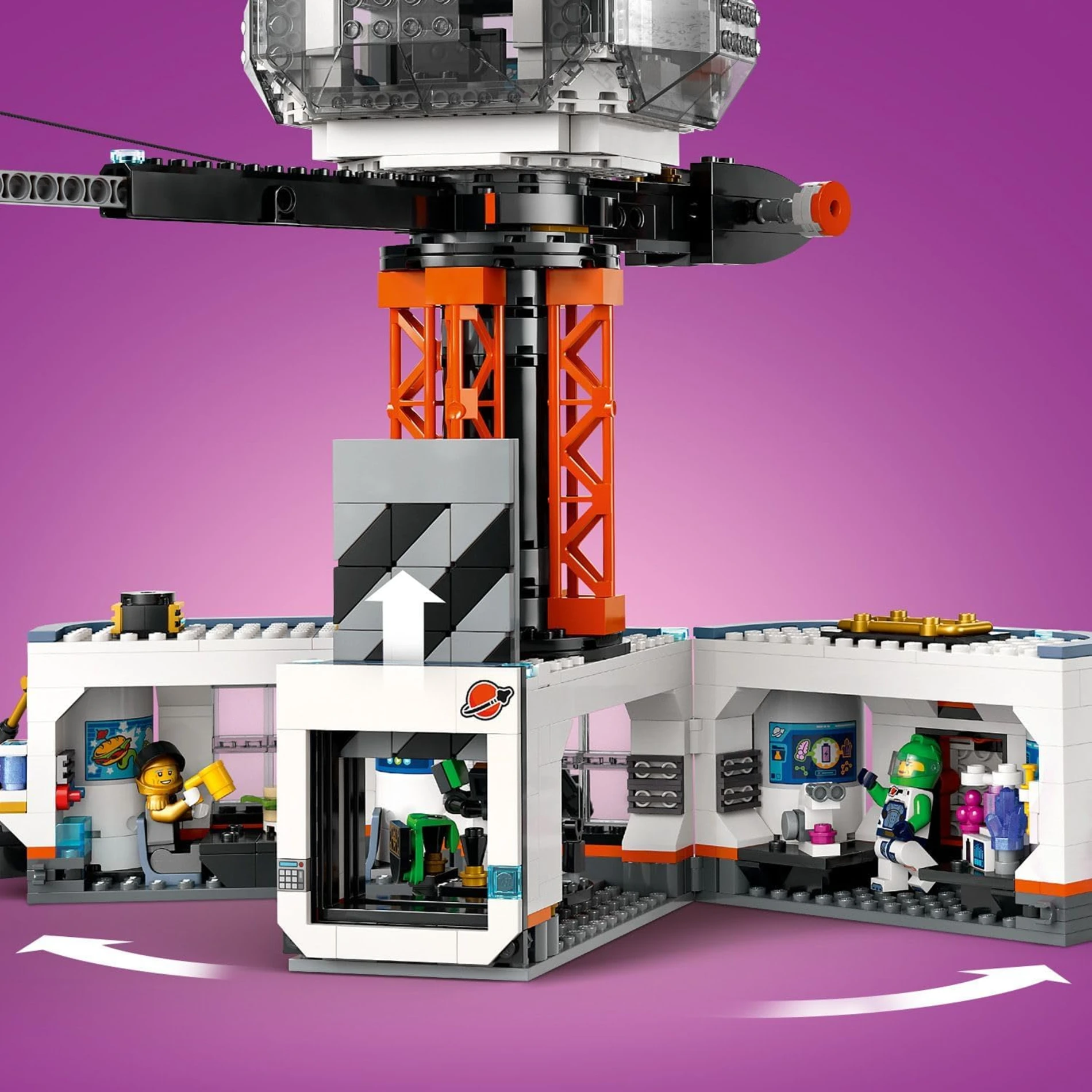 LEGO City Uzay Üssü ve Roket Fırlatma Rampası 60434 +8 Yaş  (1422 Parça)