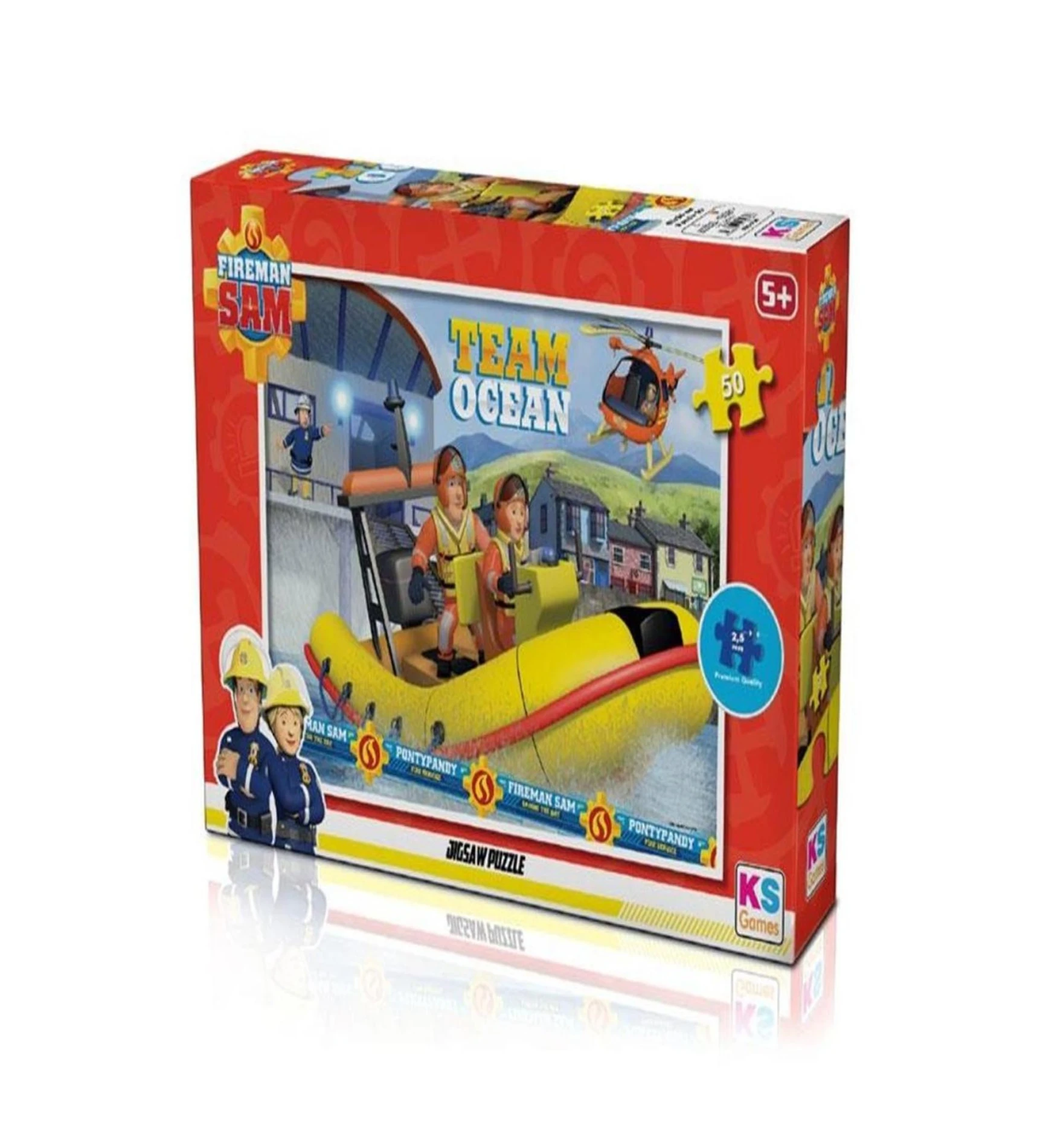 KS Ks Fireman Sam Puzzle Frs 709 +3 Yaş ( 50 parça )