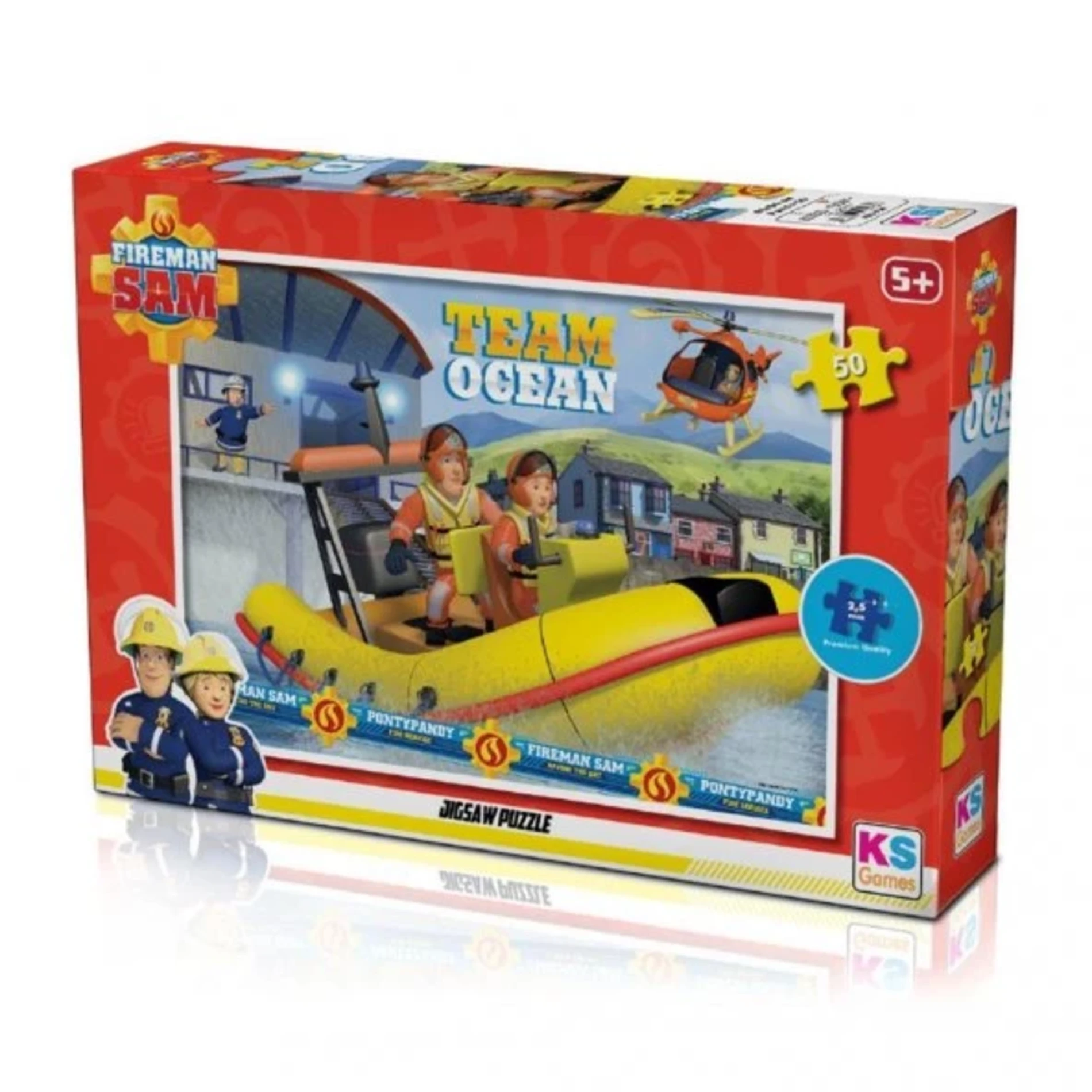 KS Ks Fireman Sam Puzzle Frs 709 +3 Yaş ( 50 parça )