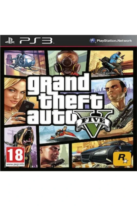 [2.EL]  GTA 5 Grand Theft Auto - PS3 Oyun