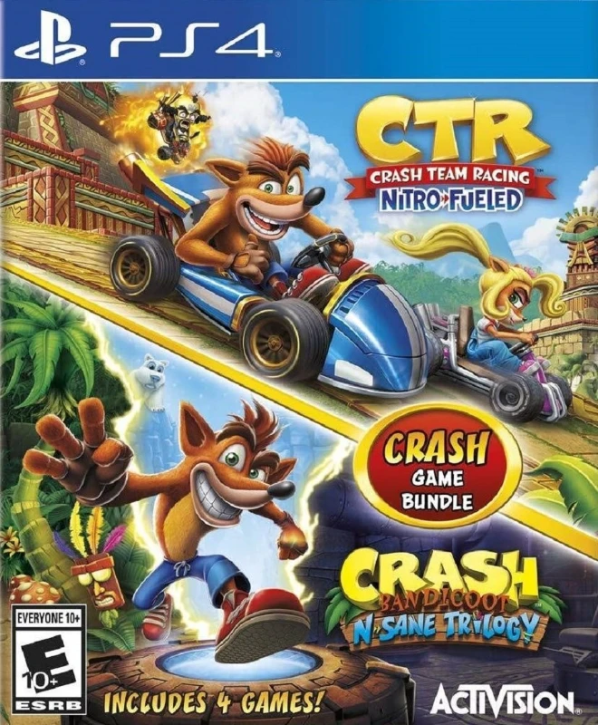 Crash Game Bundle Bandicoot+Trilogy - Ps4 Oyun [SIFIR]