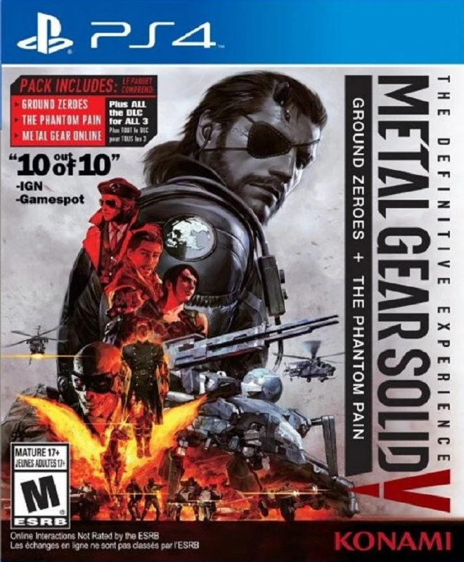 Metal Gear Solid V The Definitive - Ps4 Oyun [SIFIR]