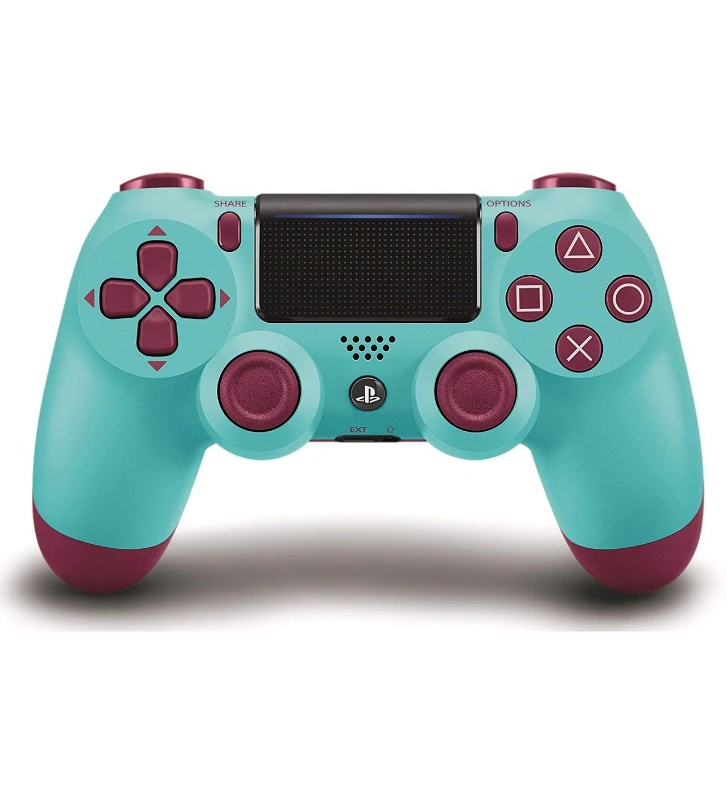 Sony Dualshock 4 V2 Kablosuz Kumanda Siyah Controller Kol Berry Mavi ( YENİLENMİŞ )