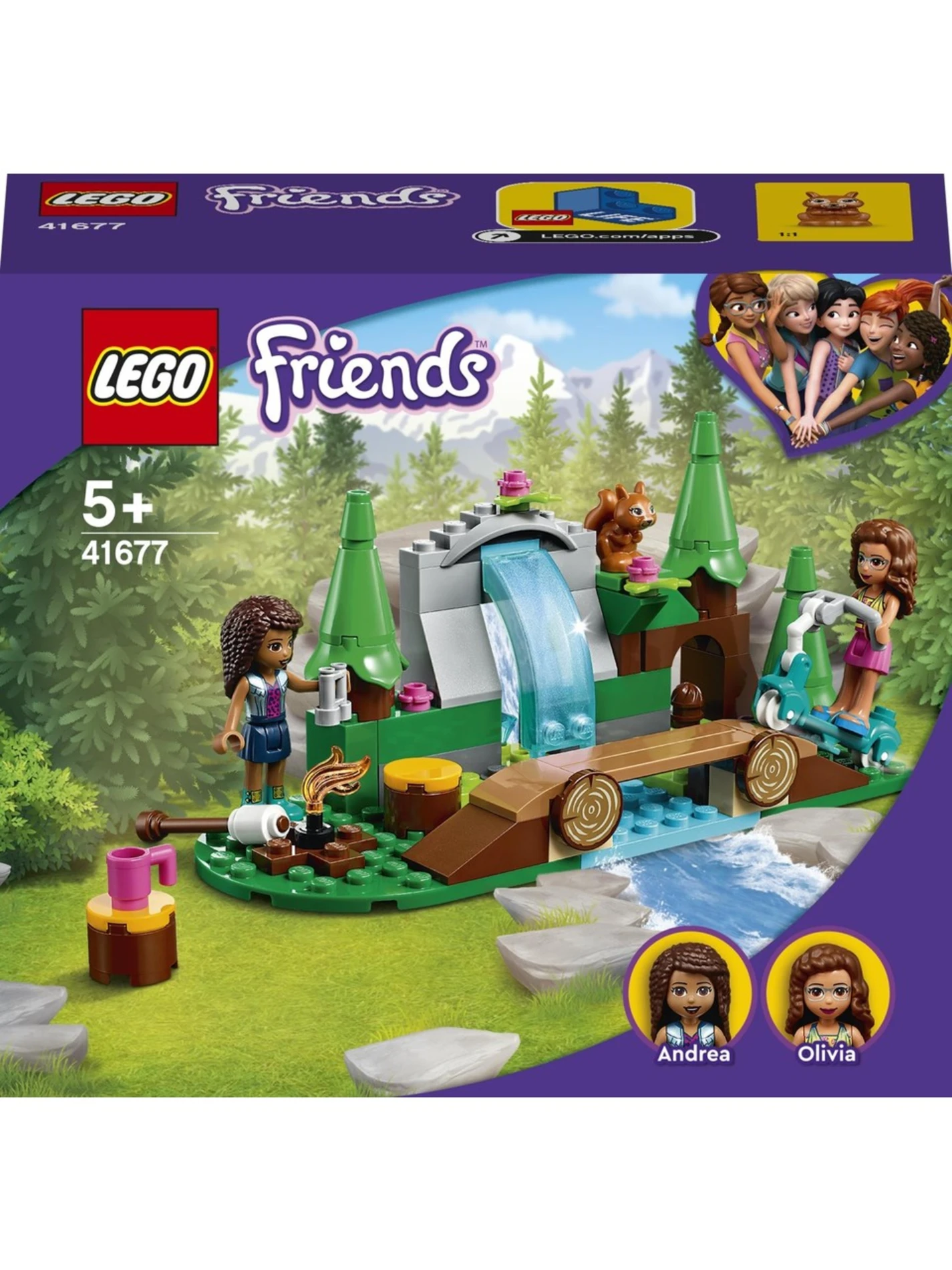  LEGO  41677 Friends Orman Şelalesi +5 Yaş ( 93 parça )