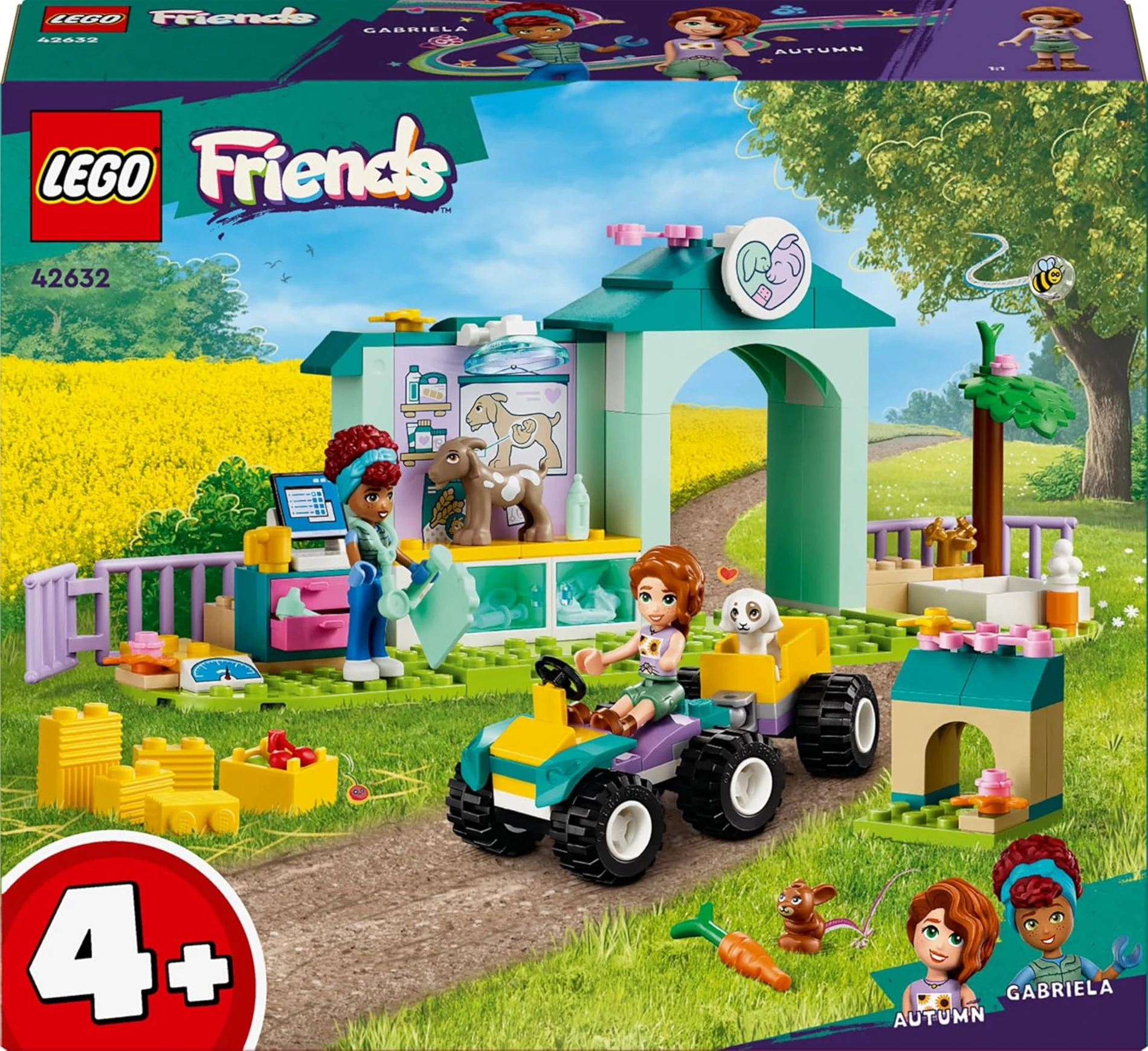  LEGO Friends Çiftlik Hayvanı Veteriner Kliniği 42632 +4 Yaş (161 Parça)