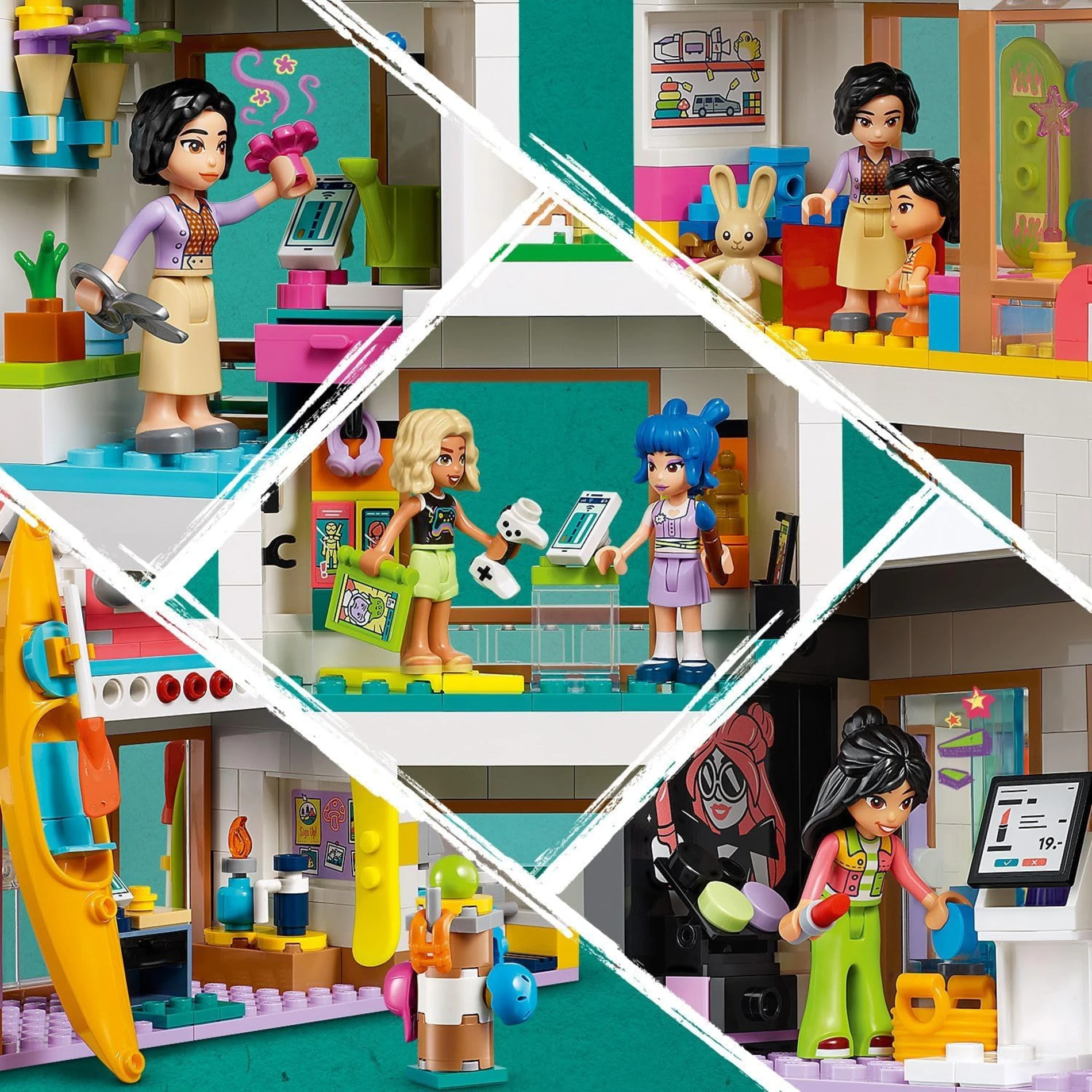 LEGO Friends Heartlake City Alışveriş Merkezi 42604 +8 Yaş  (1237 Parça)