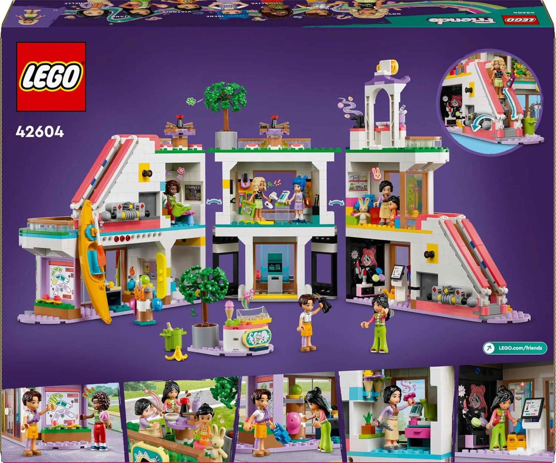 LEGO Friends Heartlake City Alışveriş Merkezi 42604 +8 Yaş  (1237 Parça)