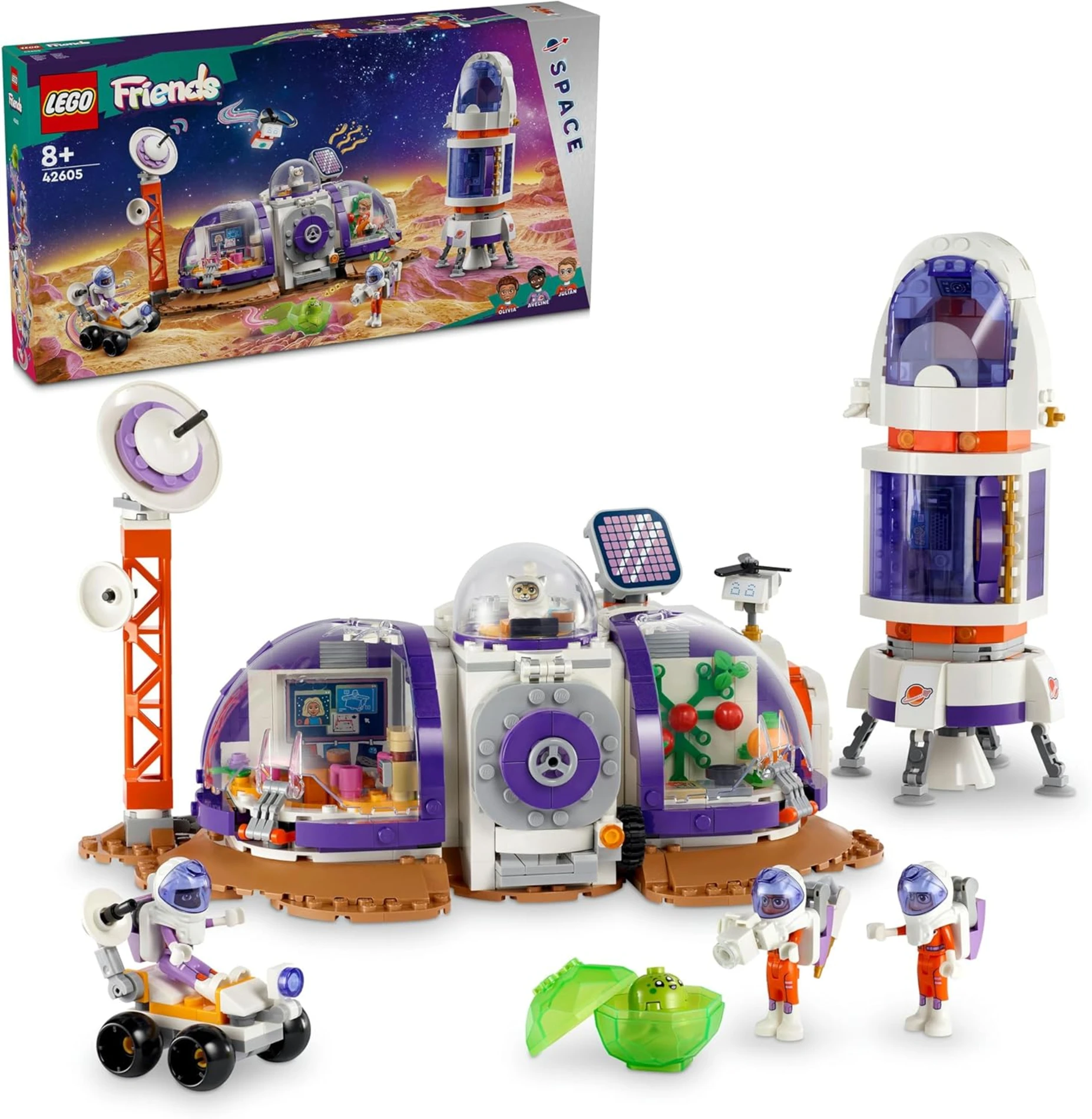 LEGO Friends Mars Uzay Üssü ve Roketi 42605 +8 Yaş