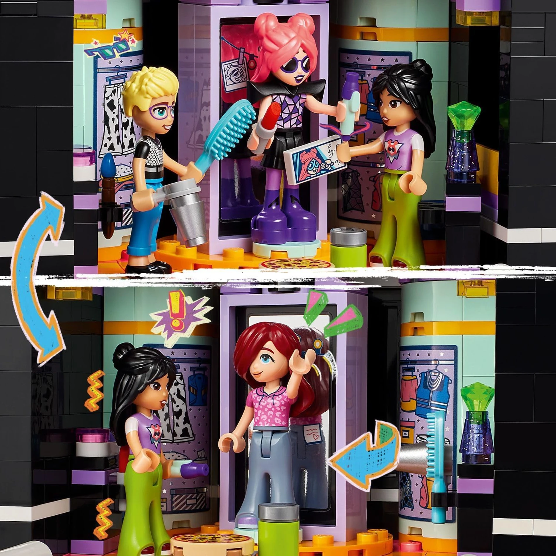 LEGO Friends Pop Star Müzik Turne Otobüsü 42619 +8 (845 Parça)