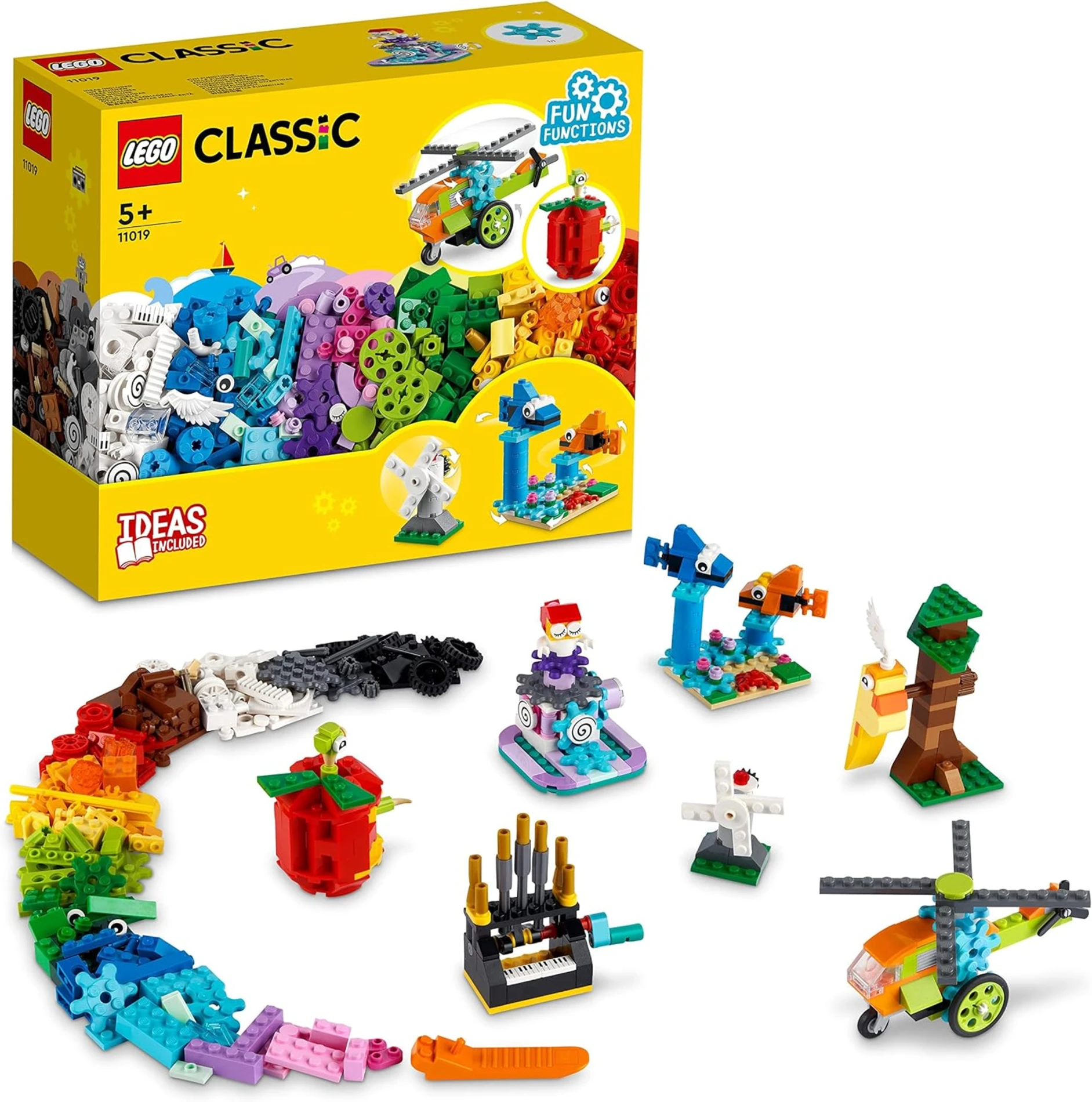 LEGO Classic Yapım Parçaları ve Fonksiyonlar 11019 +5 Yaş  (500 Parça)