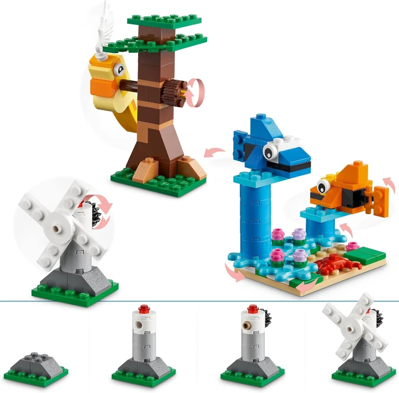 LEGO Classic Yapım Parçaları ve Fonksiyonlar 11019 +5 Yaş  (500 Parça)