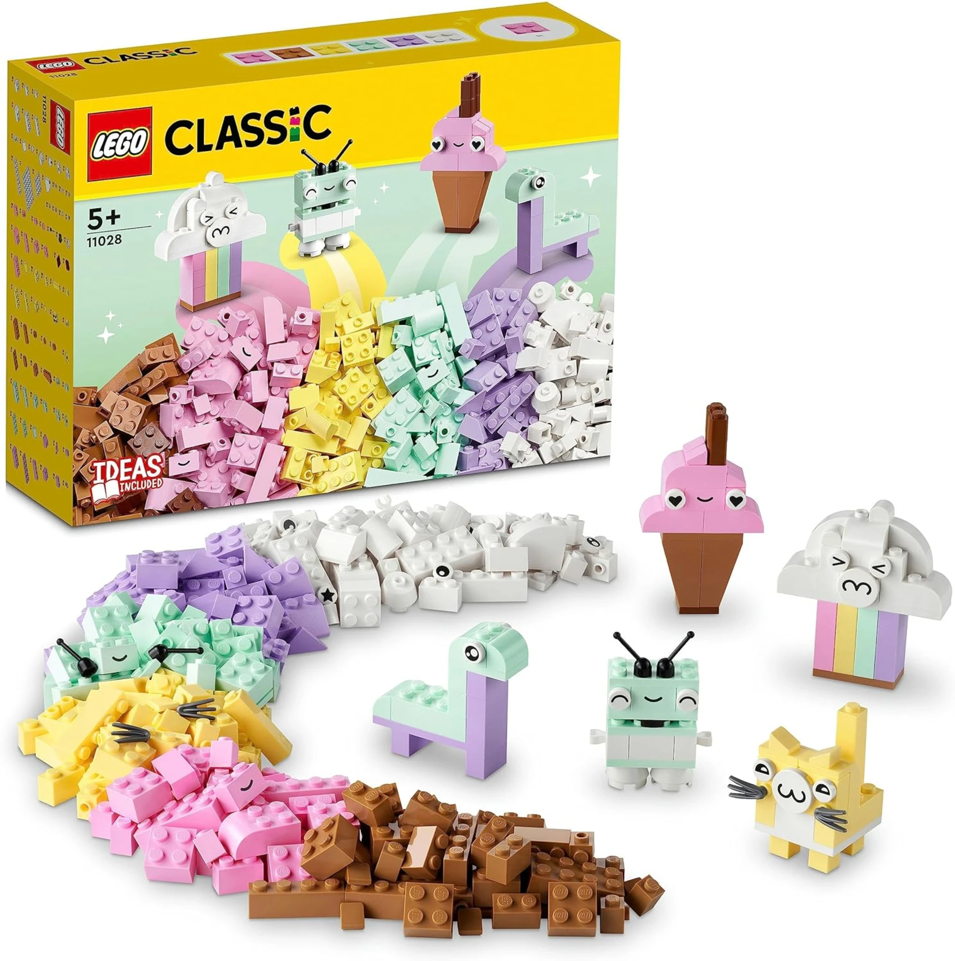  LEGO Classic Yaratıcı Pastel Eğlence 11028 +5 Yaş  (333 Parça)