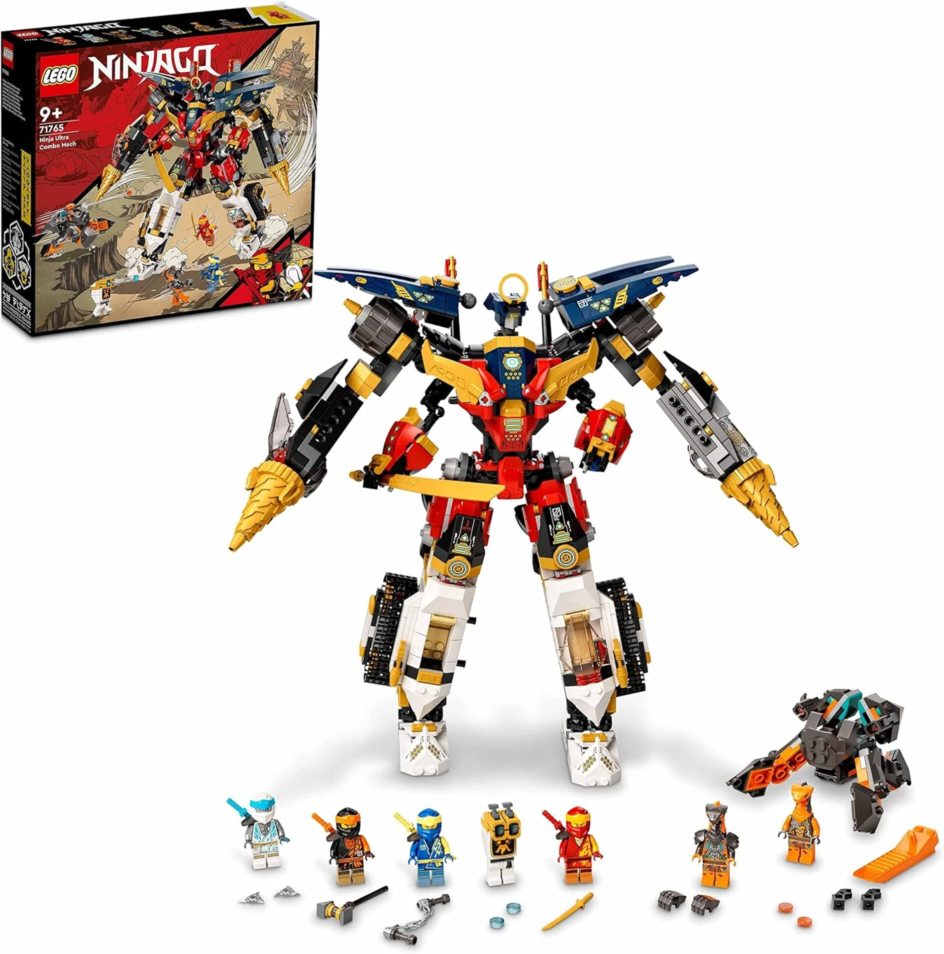 LEGO NINJAGO Ninja Ultra Kombo Robot 71765 +9 Yaş  (1104 Parça)