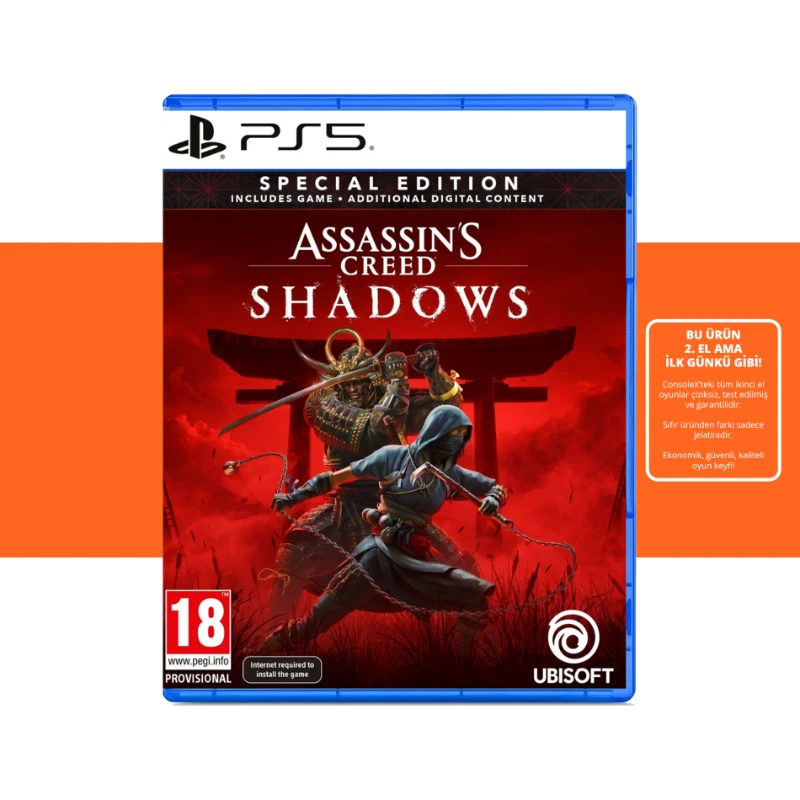 [2.EL] Assassins Creed Shadows Special Edition - PS5 Oyun