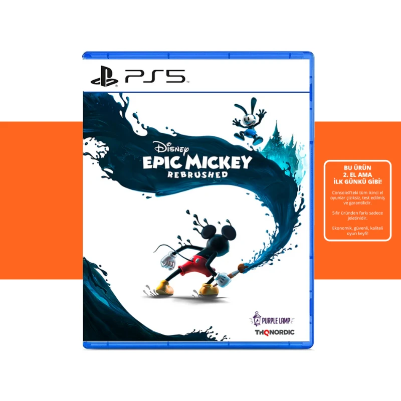 [2.EL] Disney Epic Mickey: Rebrushed - PS5 Oyun