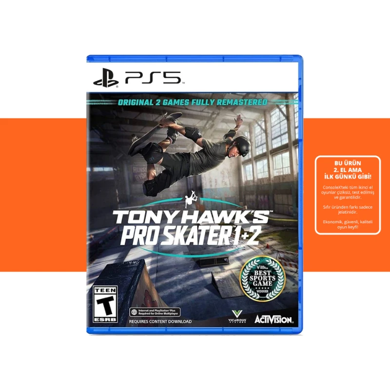 [2.EL] Tony Hawk Pro Skater 1+2 - Ps5 Oyun